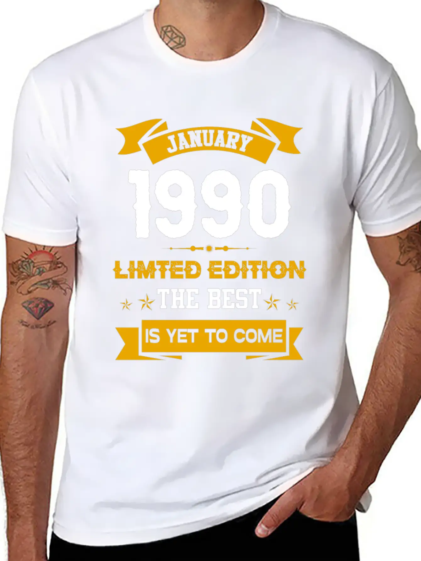 January 1990 Birthday Surprise Timeless Short Sleeve Tee – Comfy And Minimalist Design