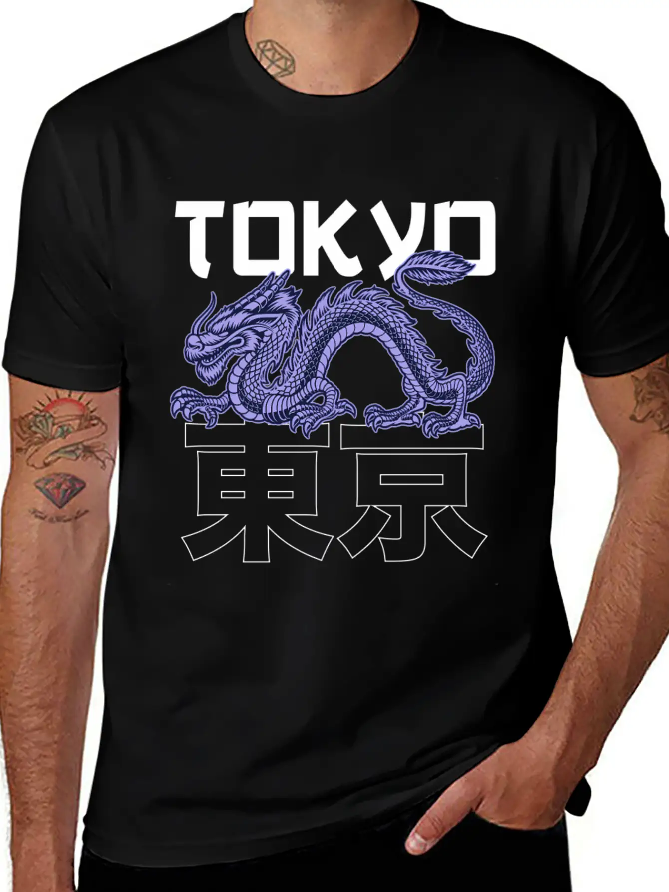 Japan E-Girl E-Boy Grunge Tokyo Kanji Vaporwave Dr Essential Unisex Summer Tee – Soft Cotton Casual Fit