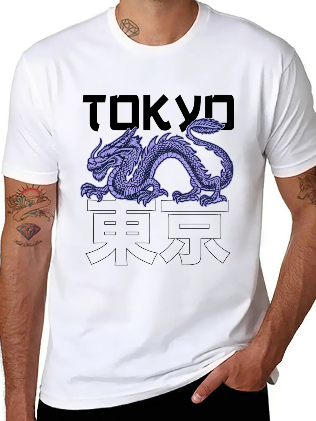Japan E-Girl E-Boy Grunge Tokyo Kanji Vaporwave Dr Essential Unisex Summer Tee – Soft Cotton Casual Fit