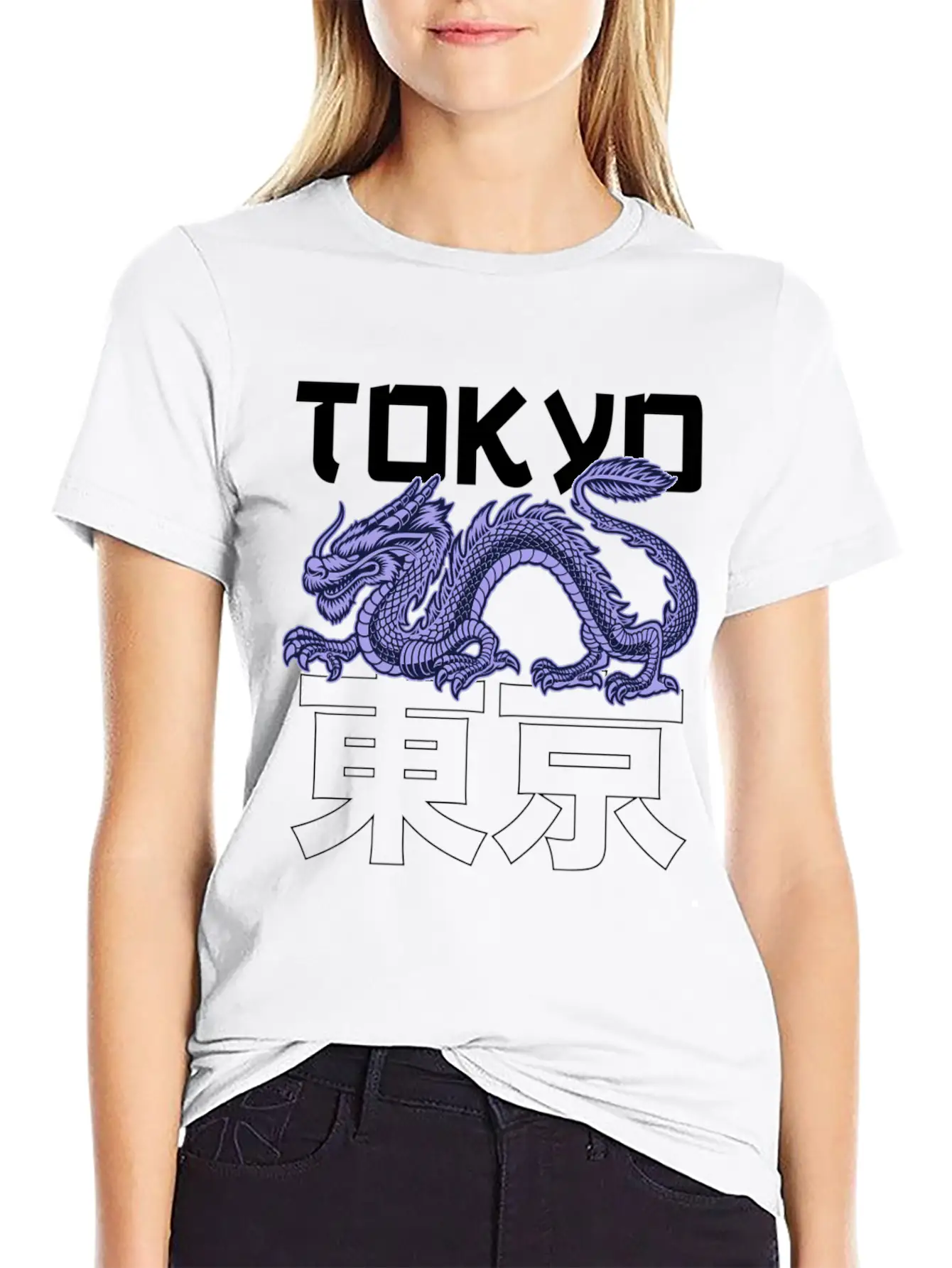 Japan E-Girl E-Boy Grunge Tokyo Kanji Vaporwave Dr Essential Unisex Summer Tee – Soft Cotton Casual Fit
