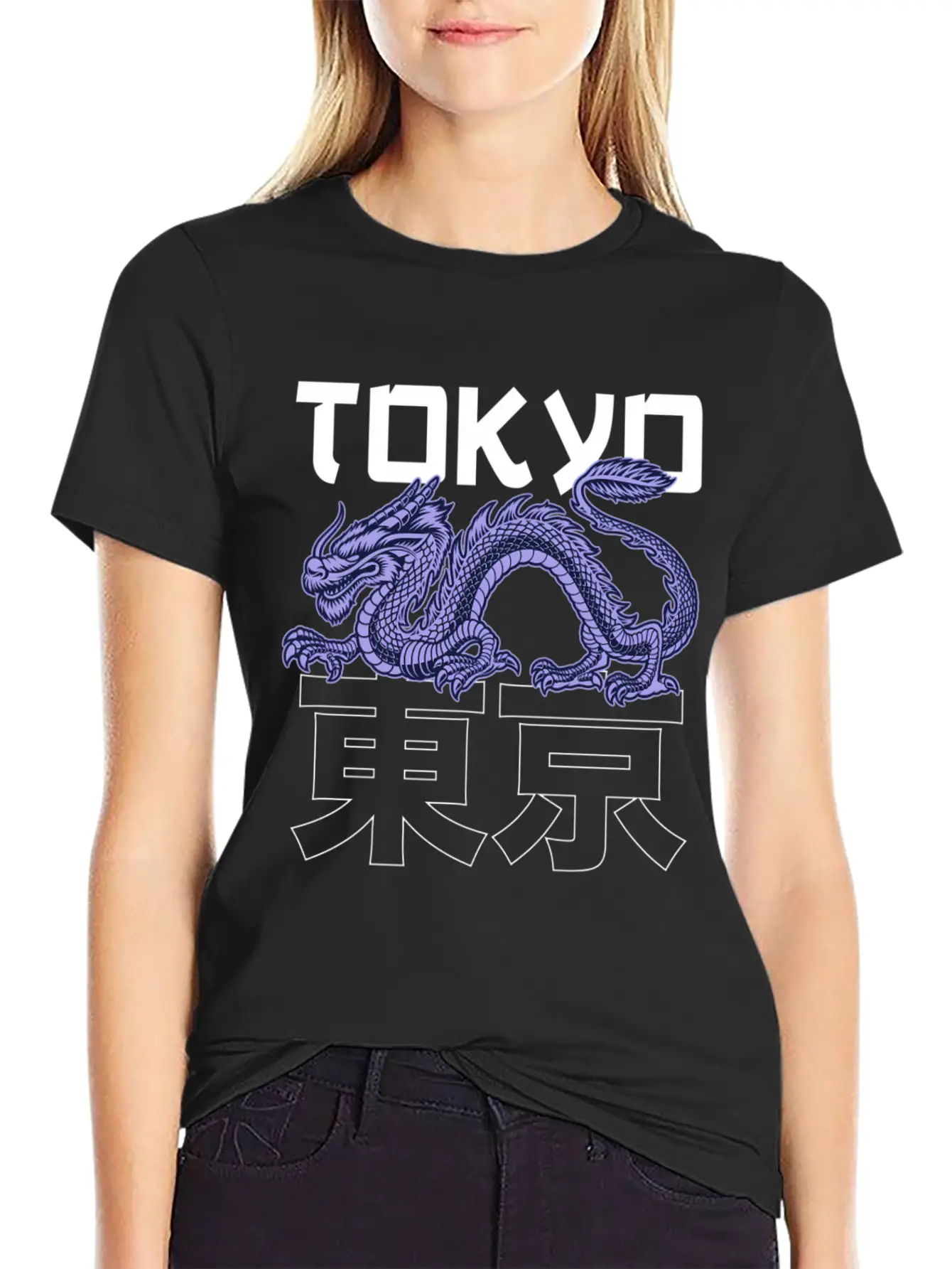 Japan E-Girl E-Boy Grunge Tokyo Kanji Vaporwave Dr Essential Unisex Summer Tee – Soft Cotton Casual Fit