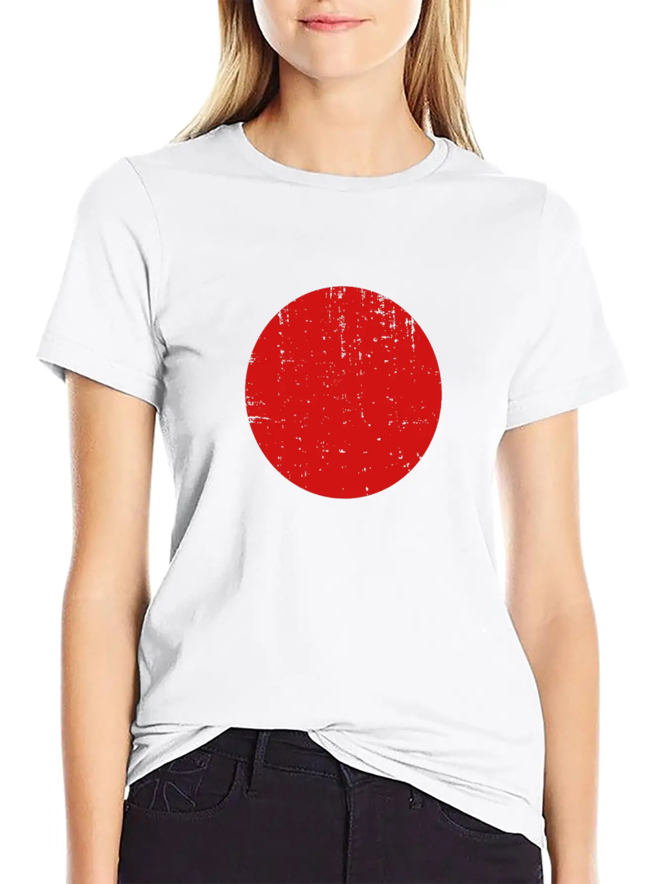 Japan - Japanese Flag Comfortable Minimalist Graphic Tee – Summer Style Essential