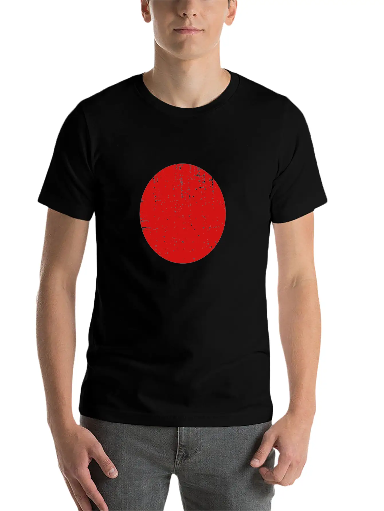 Japan - Japanese Flag Comfortable Minimalist Graphic Tee – Summer Style Essential