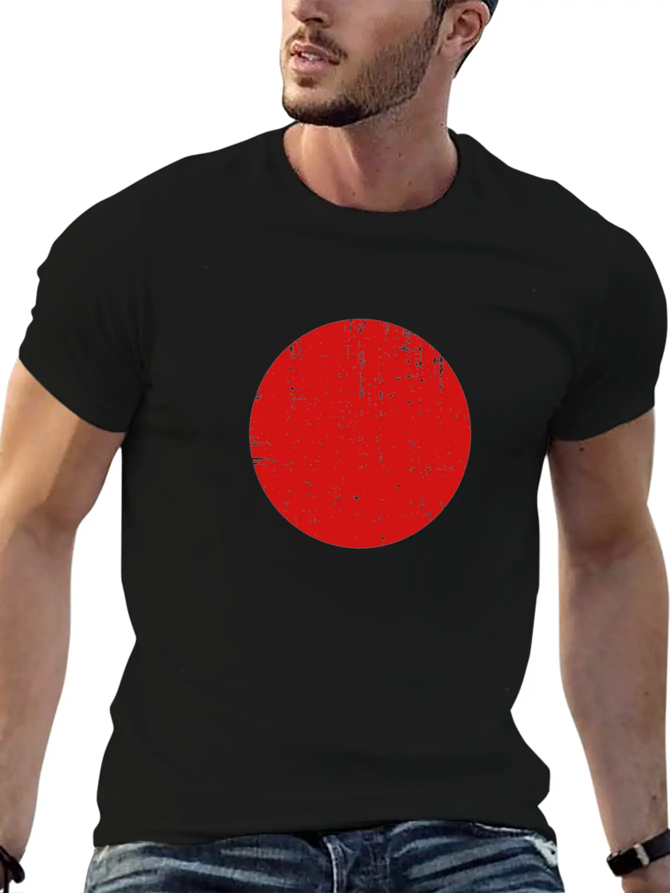 Japan - Japanese Flag Comfortable Minimalist Graphic Tee – Summer Style Essential