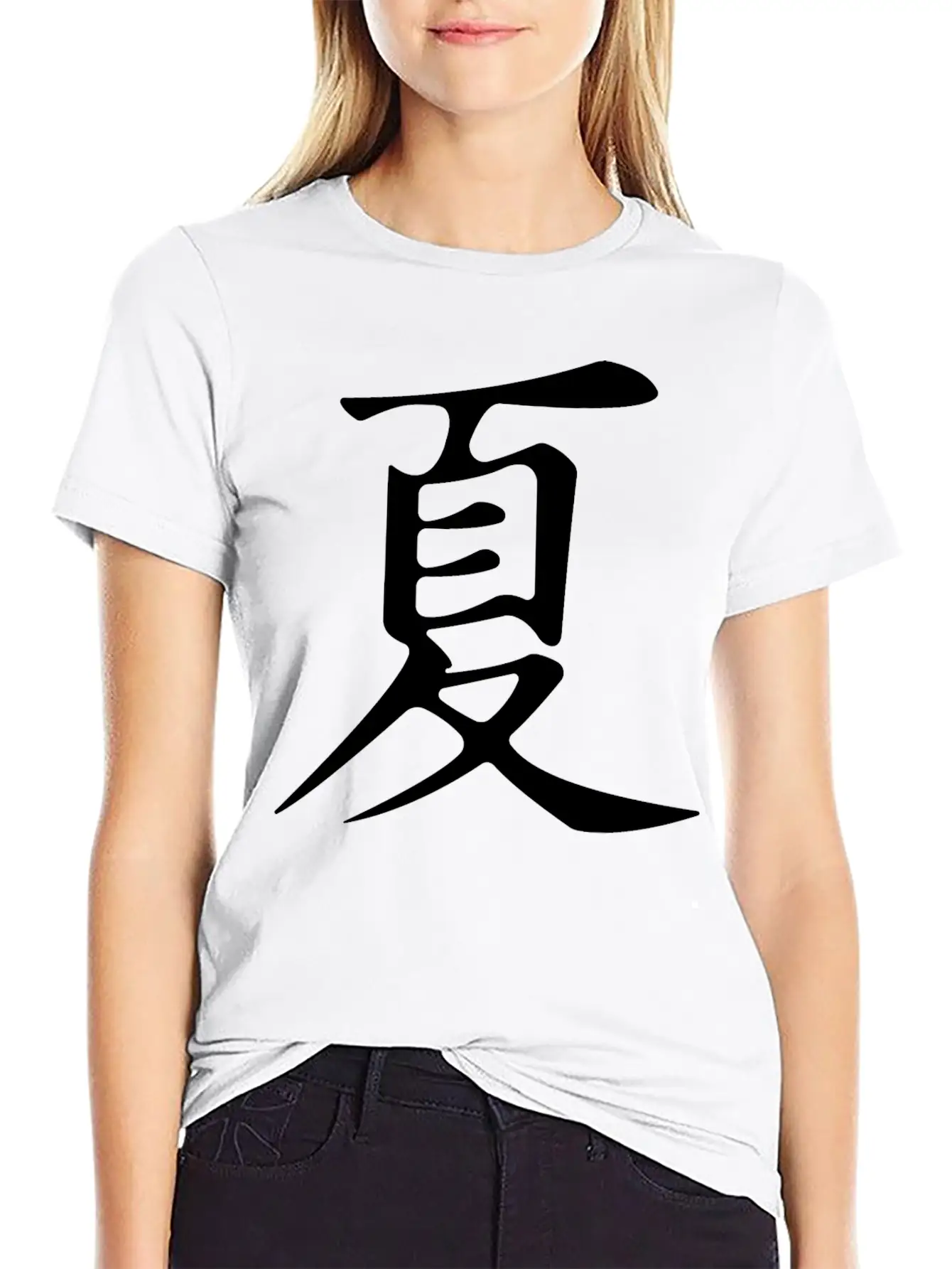 Japanese Letter Sign Kanji Summer Japan Stylish Everyday T-Shirt – Unisex Basic Cotton Tee