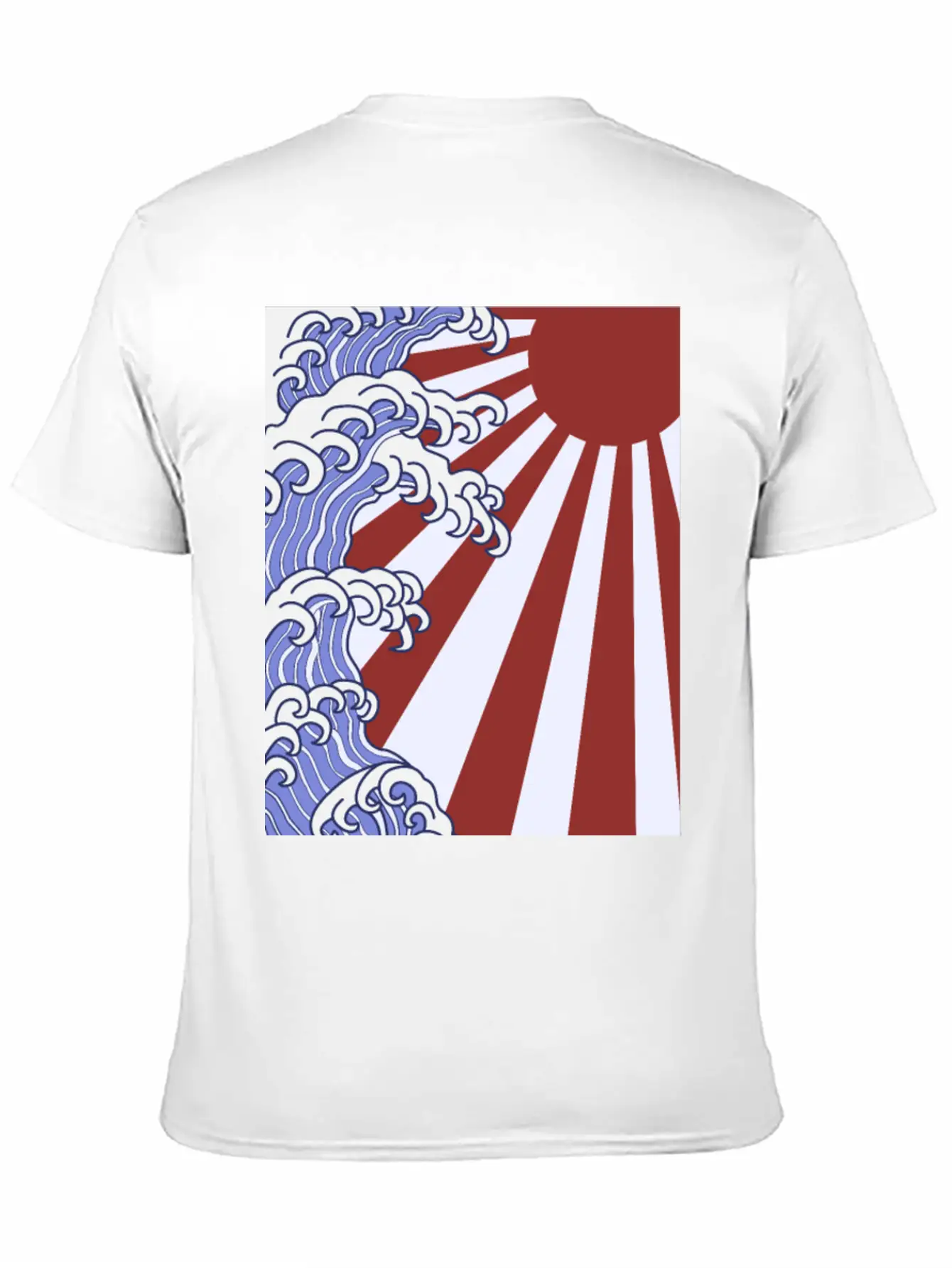 Japanese Waves Stylish Everyday T-Shirt – Unisex Basic Cotton Tee