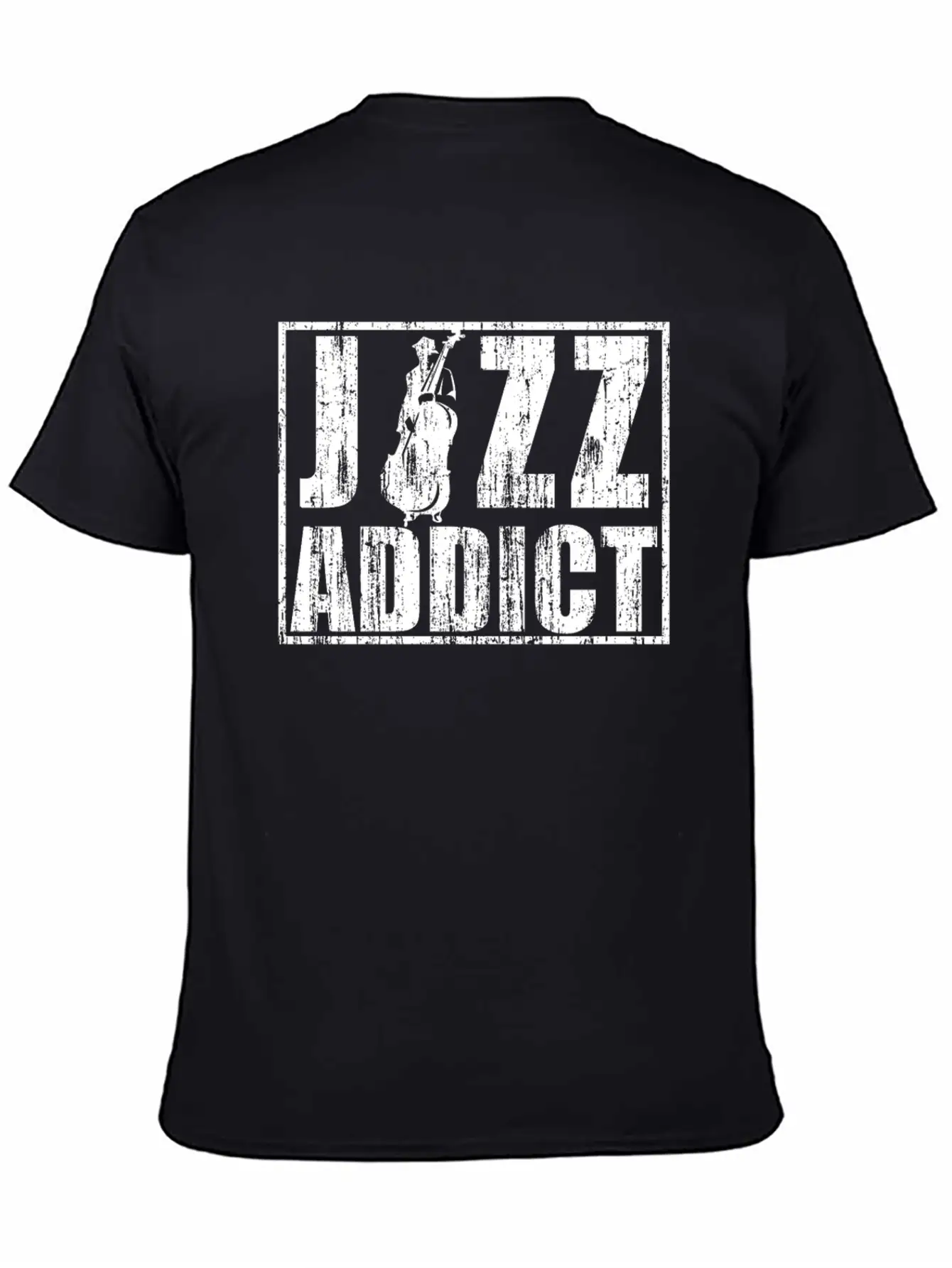 Jazz Addict Music Vintage Basic Graphic T-Shirt – Daily Comfort In Soft Cotton