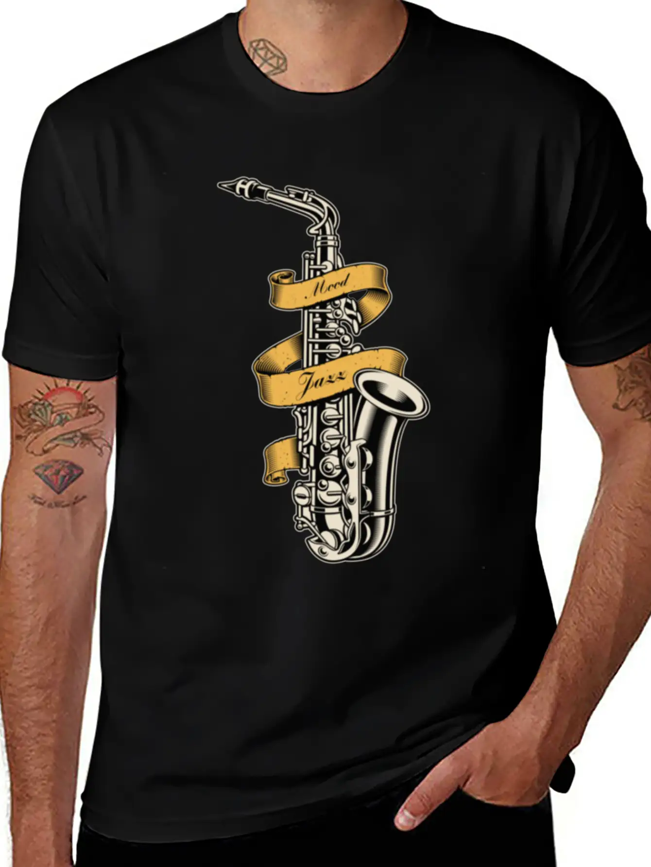 Jazz Atmosphere T Shirt Unisex Short Sleeve Soft Cotton T-Shirt – Casual Everyday Wear