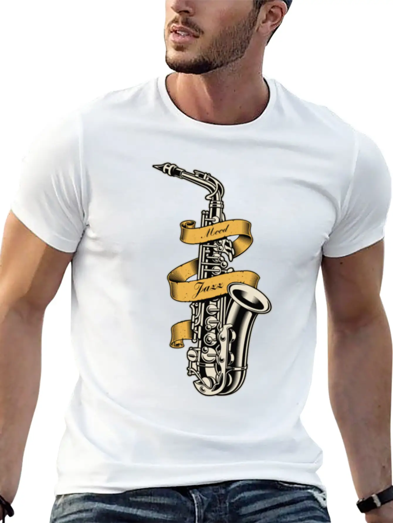 Jazz Atmosphere T Shirt Unisex Short Sleeve Soft Cotton T-Shirt – Casual Everyday Wear
