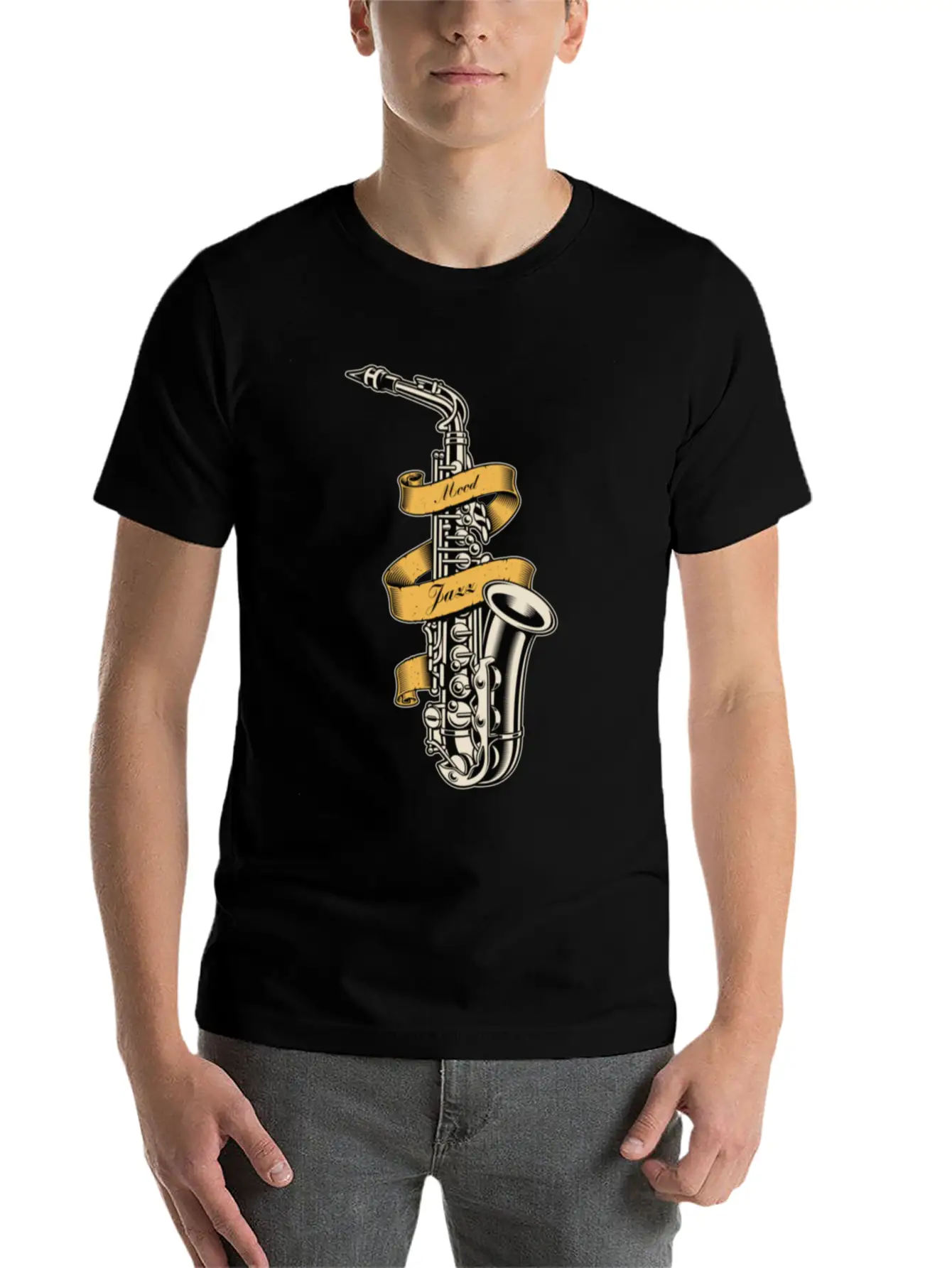 Jazz Atmosphere T Shirt Unisex Short Sleeve Soft Cotton T-Shirt – Casual Everyday Wear