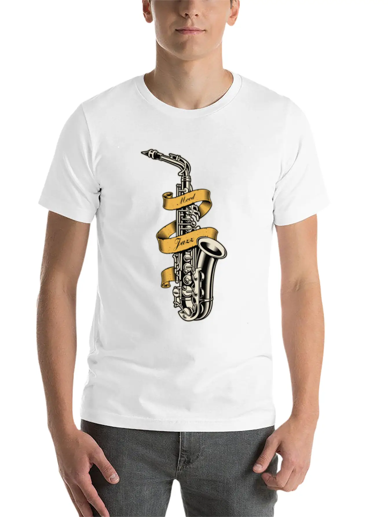 Jazz Atmosphere T Shirt Unisex Short Sleeve Soft Cotton T-Shirt – Casual Everyday Wear
