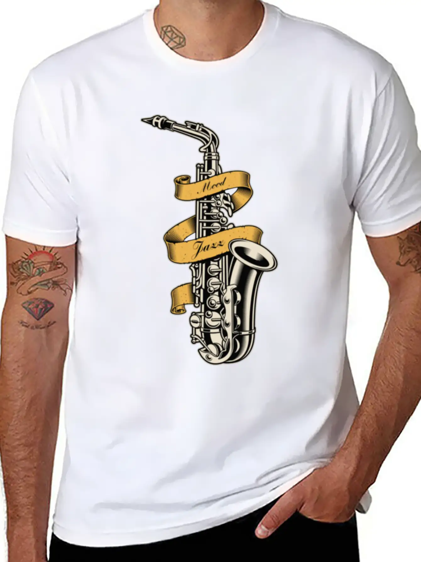 Jazz Atmosphere T Shirt Unisex Short Sleeve Soft Cotton T-Shirt – Casual Everyday Wear