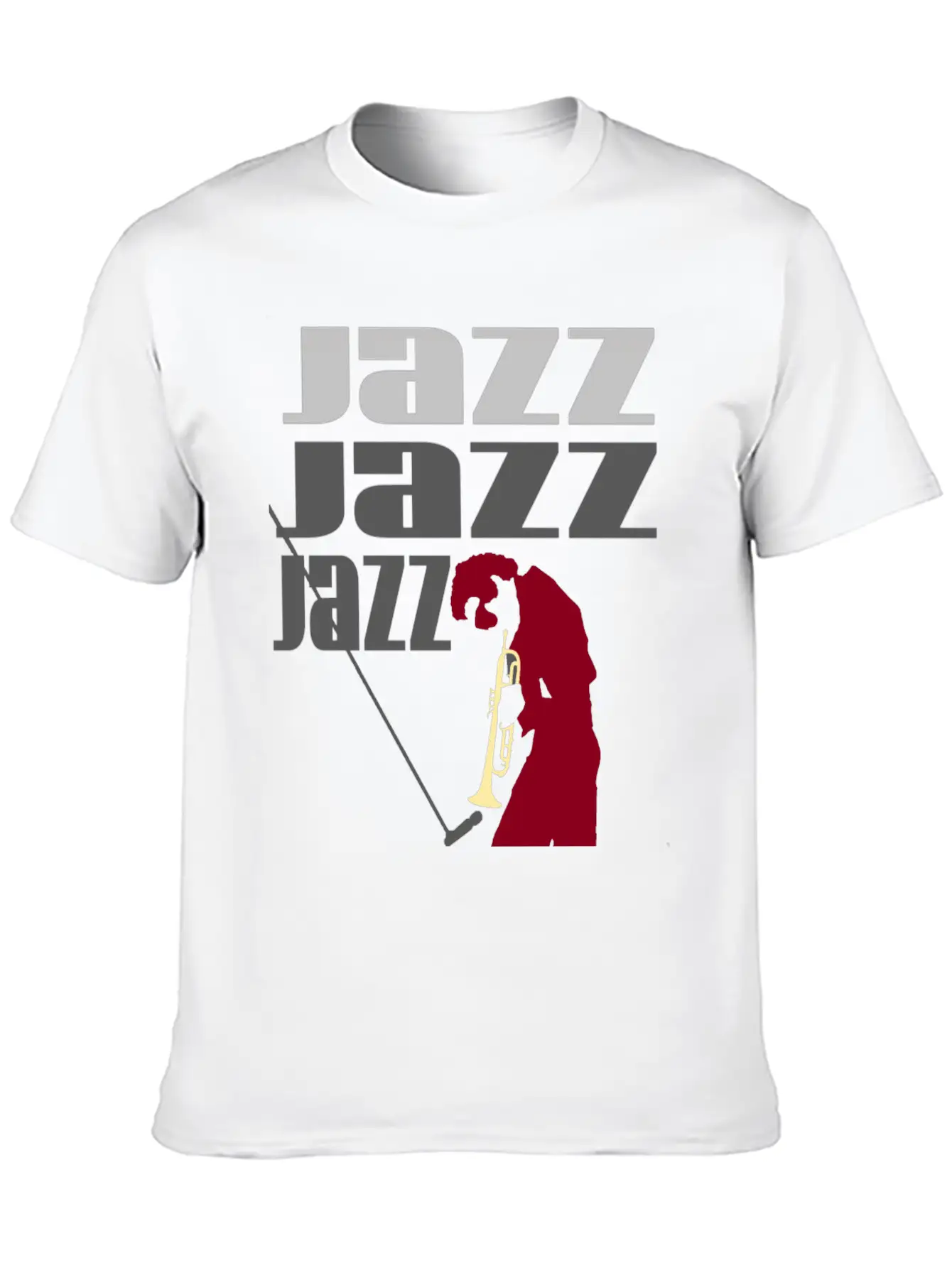 JAZZ Basic Graphic T-Shirt – Daily Comfort In Soft Cotton