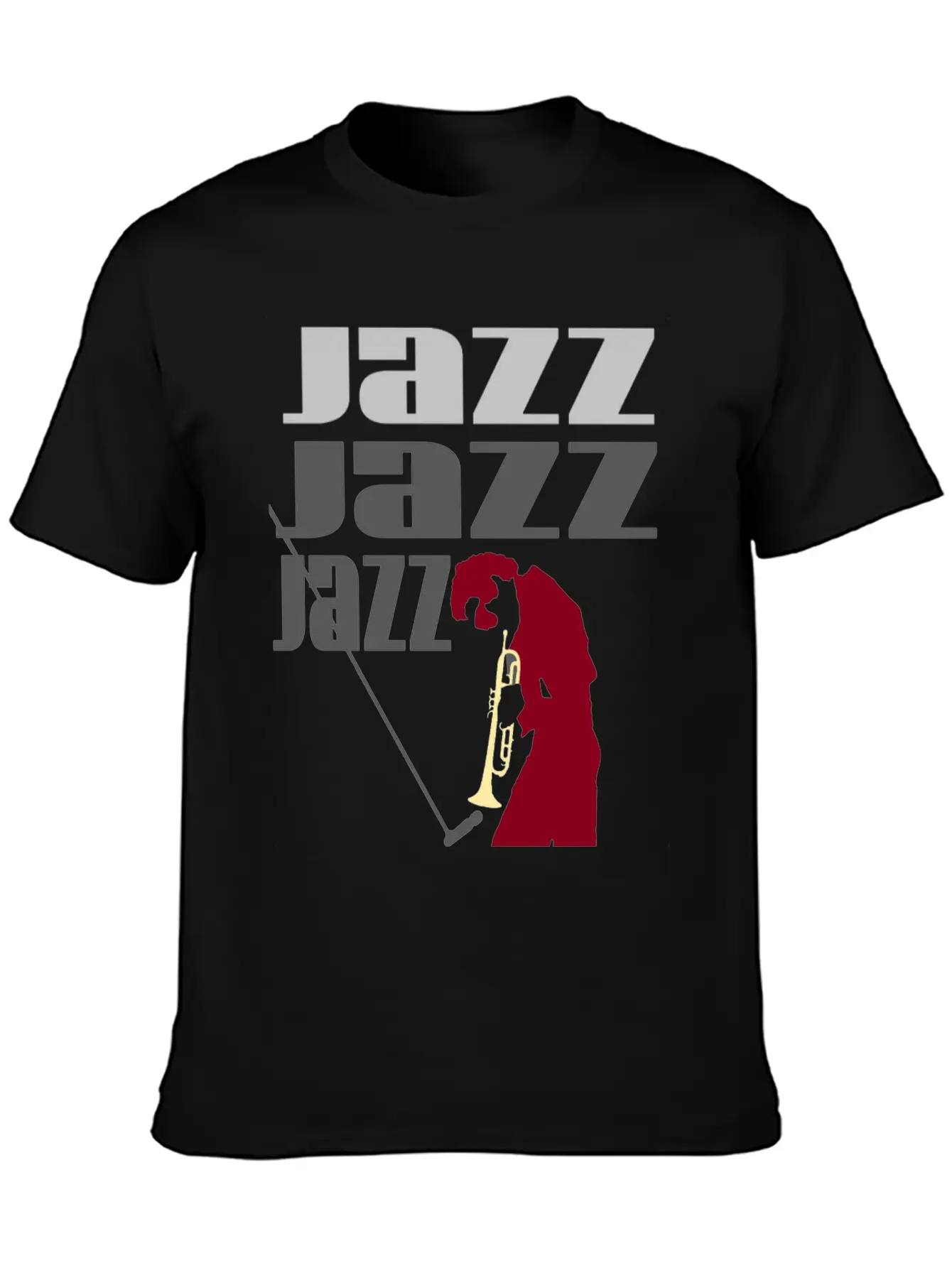 JAZZ Basic Graphic T-Shirt – Daily Comfort In Soft Cotton
