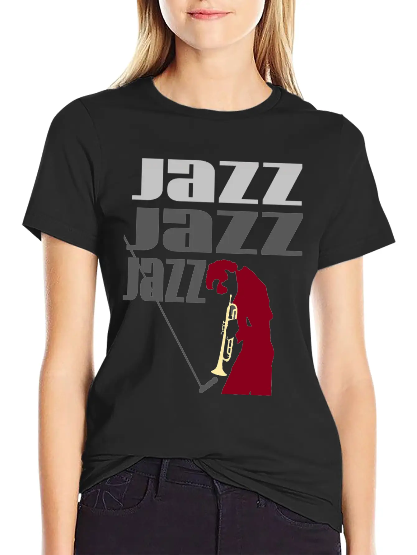 JAZZ Basic Graphic T-Shirt – Daily Comfort In Soft Cotton