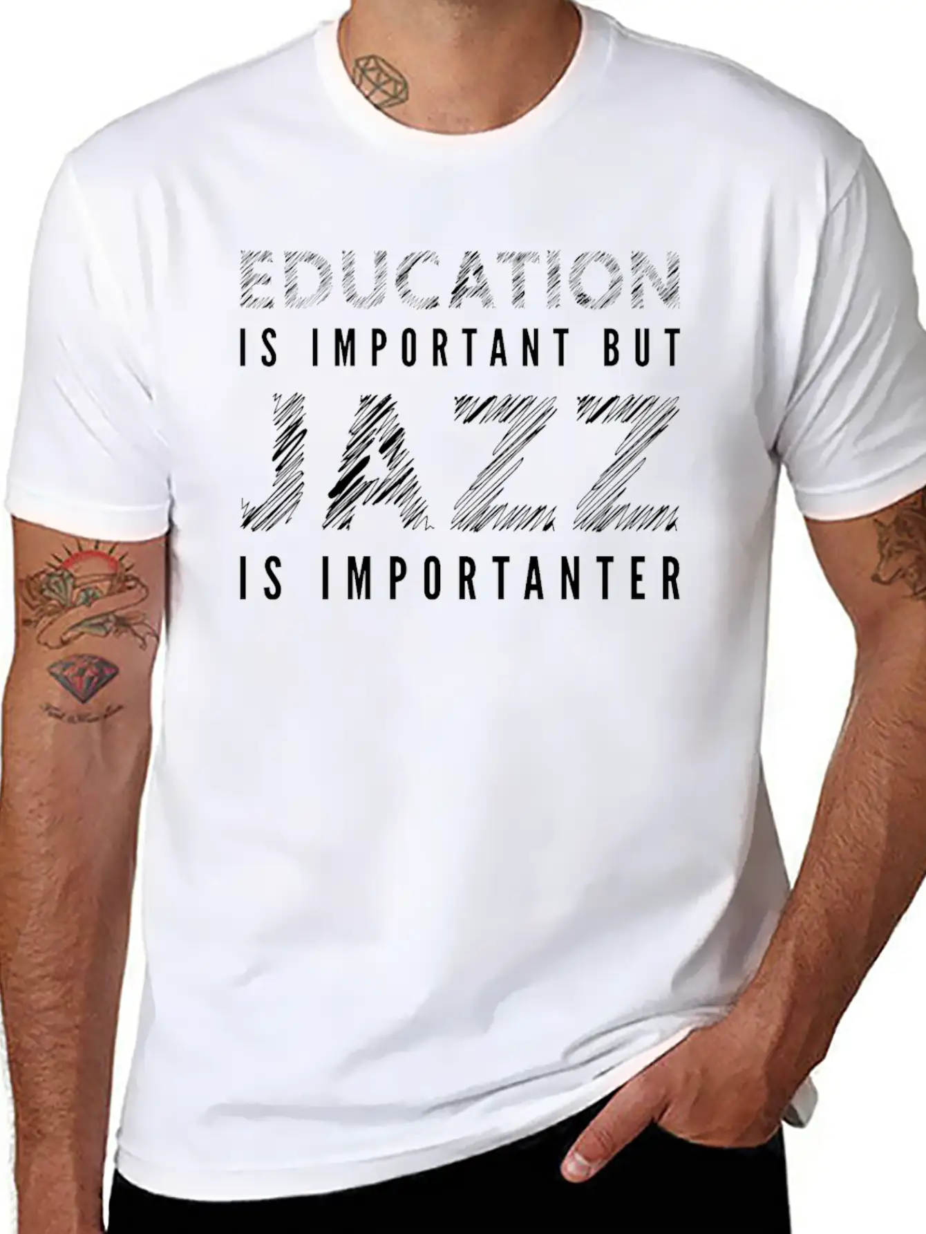 Jazz Education Stylish Everyday T-Shirt – Unisex Basic Cotton Tee
