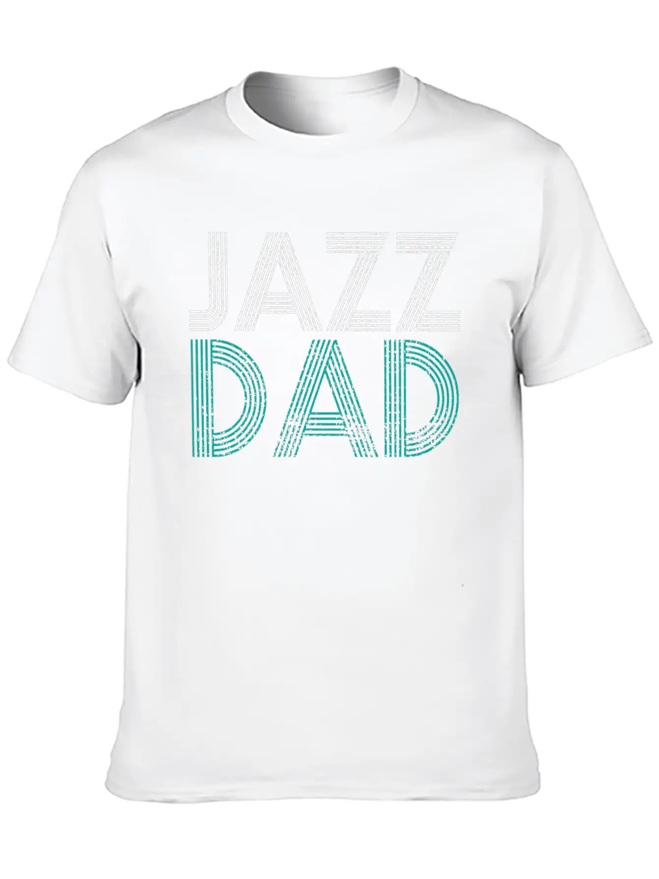 Jazz Father's Day Musician Unisex Short Sleeve Soft Cotton T-Shirt – Casual Everyday Wear