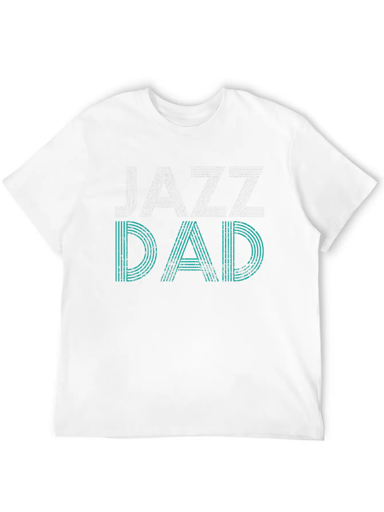 Jazz Father's Day Musician Unisex Short Sleeve Soft Cotton T-Shirt – Casual Everyday Wear