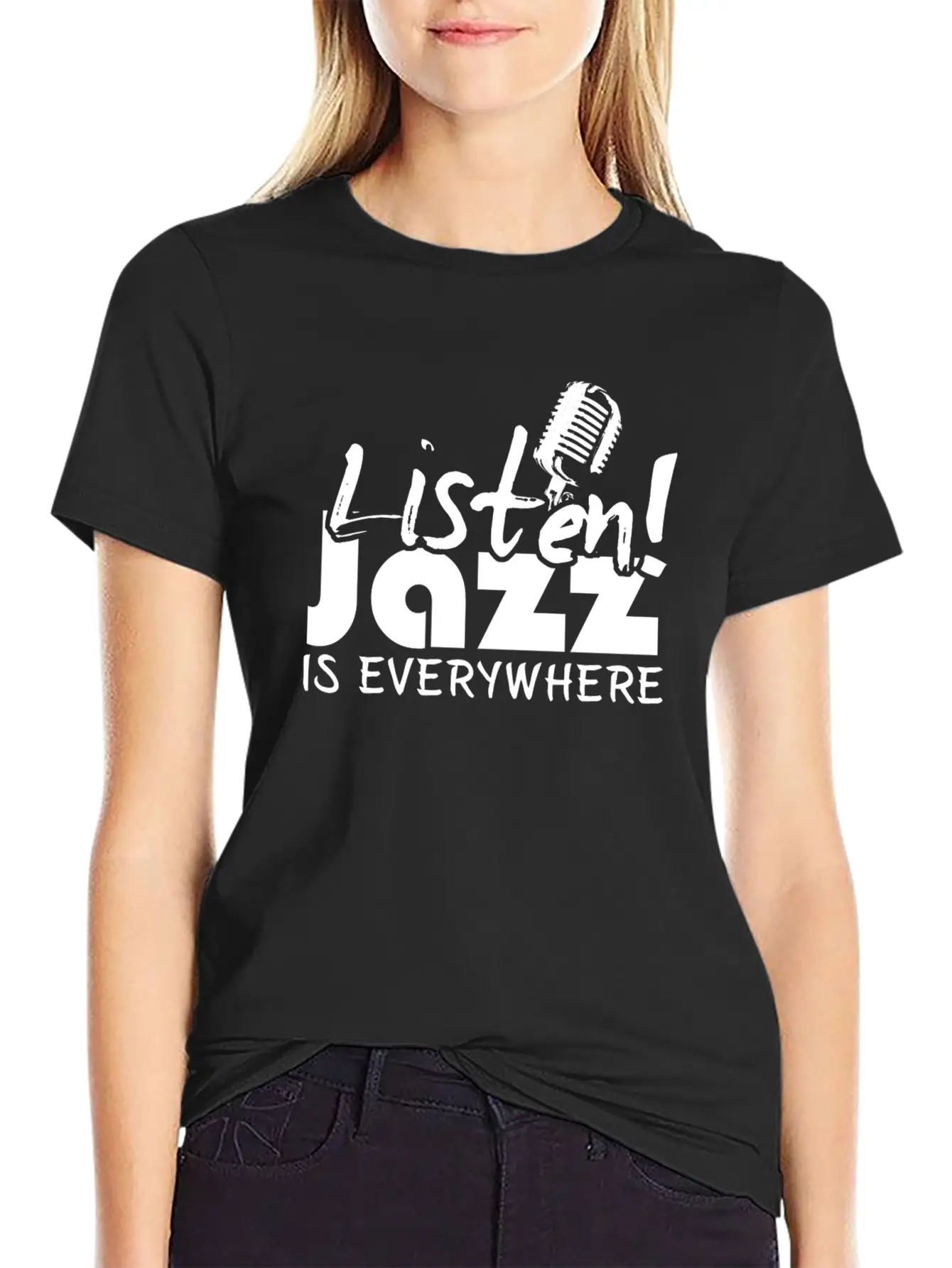 Jazz - Music - Saxophone - Sax - Rythm - Trumpet Timeless Short Sleeve Tee – Comfy And Minimalist Design