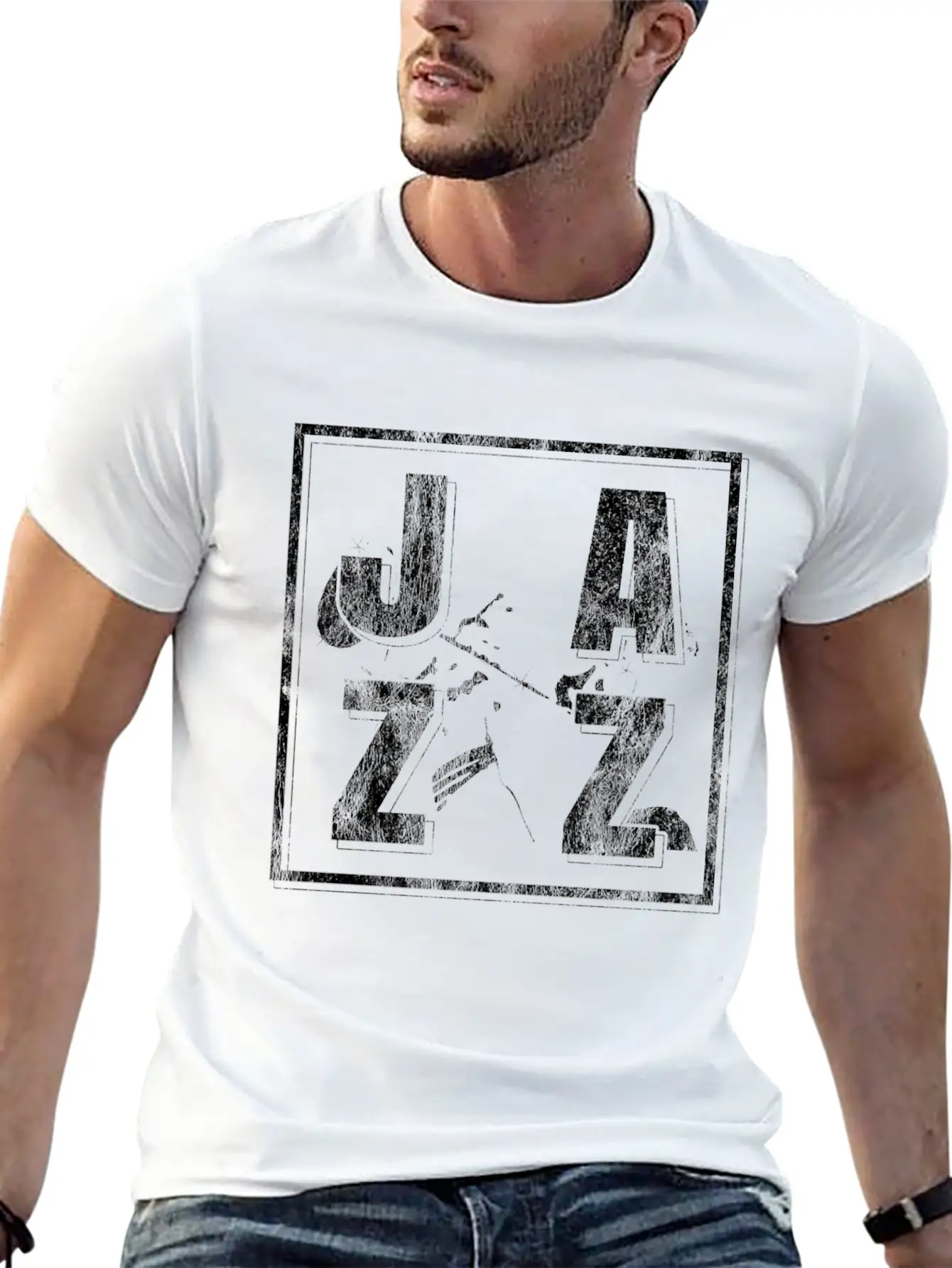 Jazz Music Stylish Everyday T-Shirt – Unisex Basic Cotton Tee