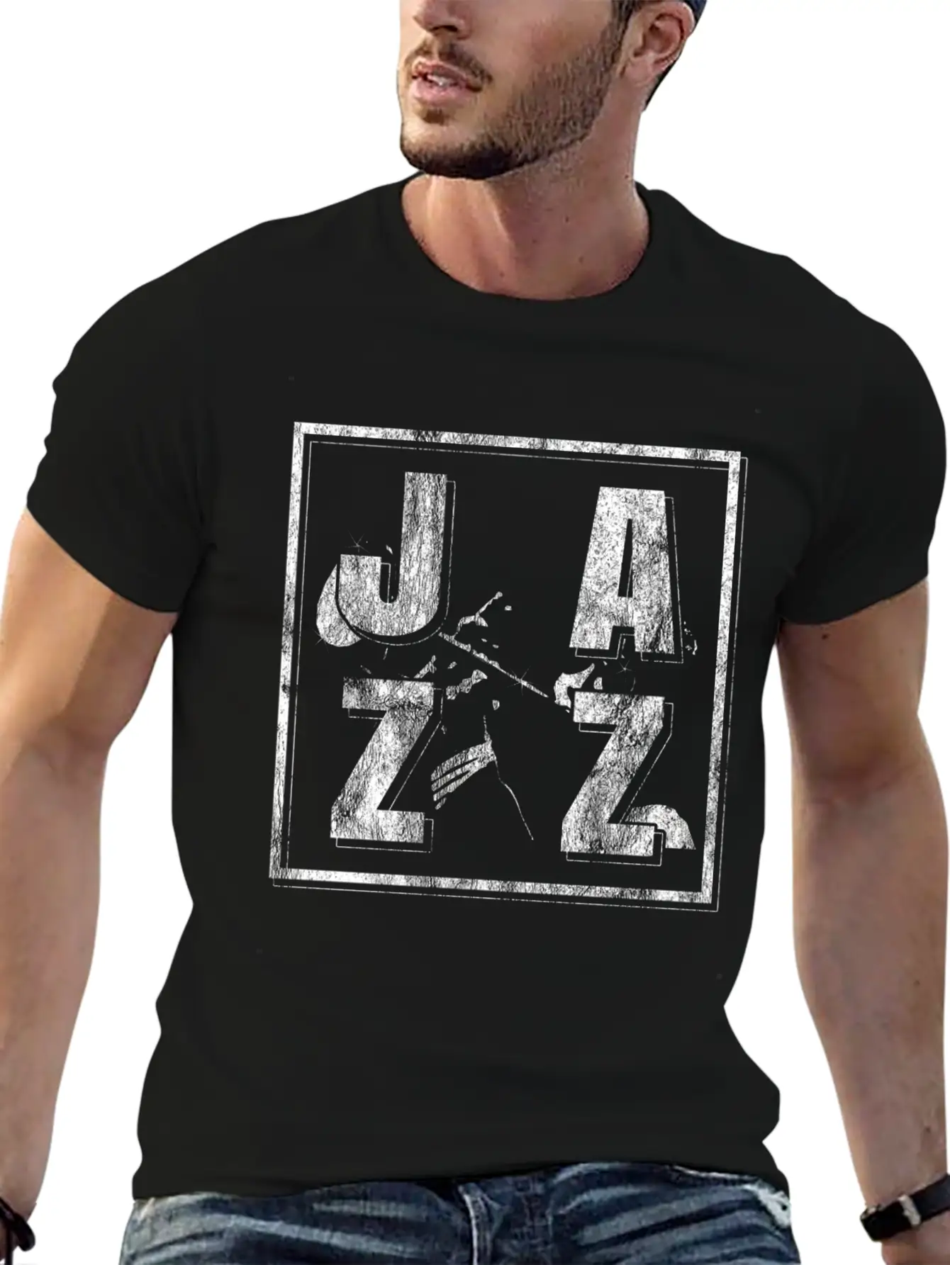 Jazz Music Stylish Everyday T-Shirt – Unisex Basic Cotton Tee