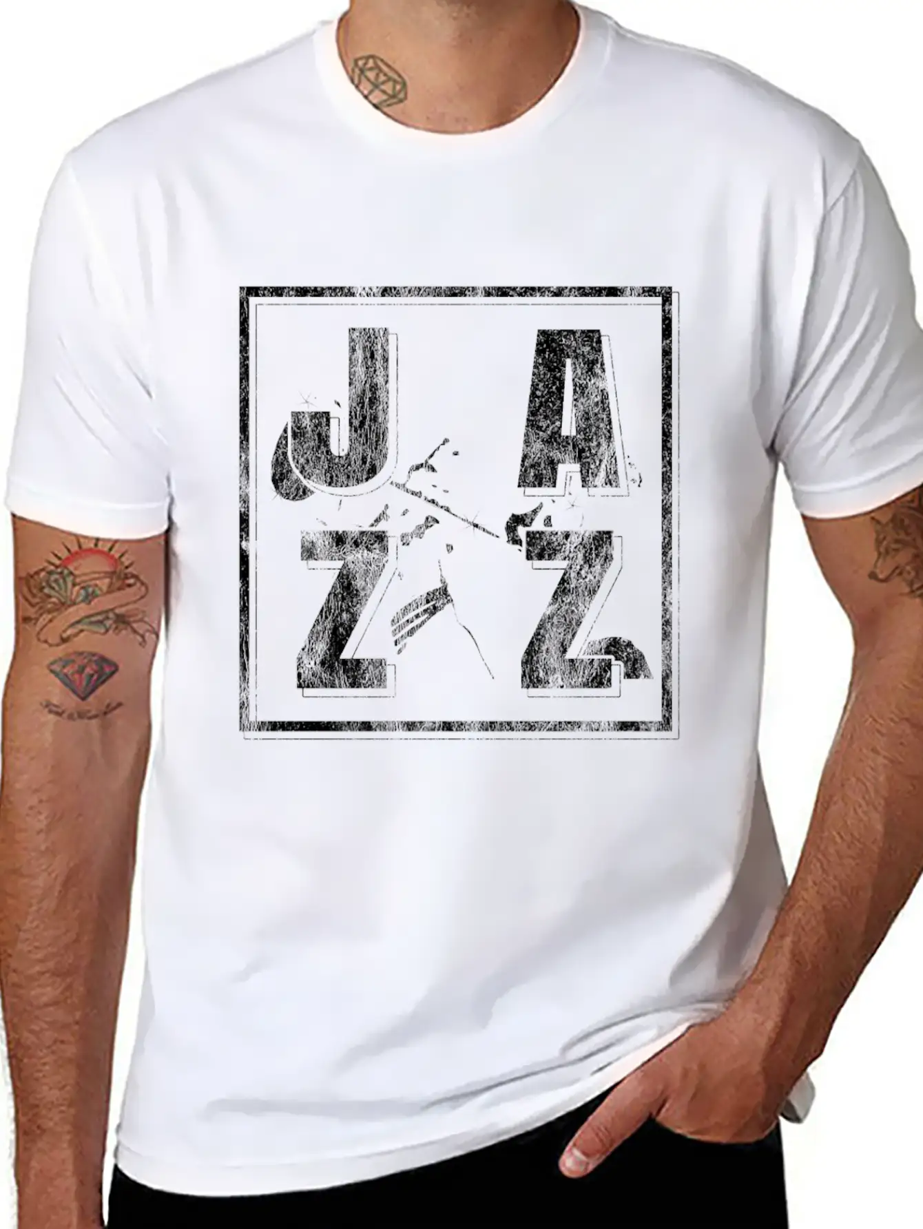 Jazz Music Stylish Everyday T-Shirt – Unisex Basic Cotton Tee