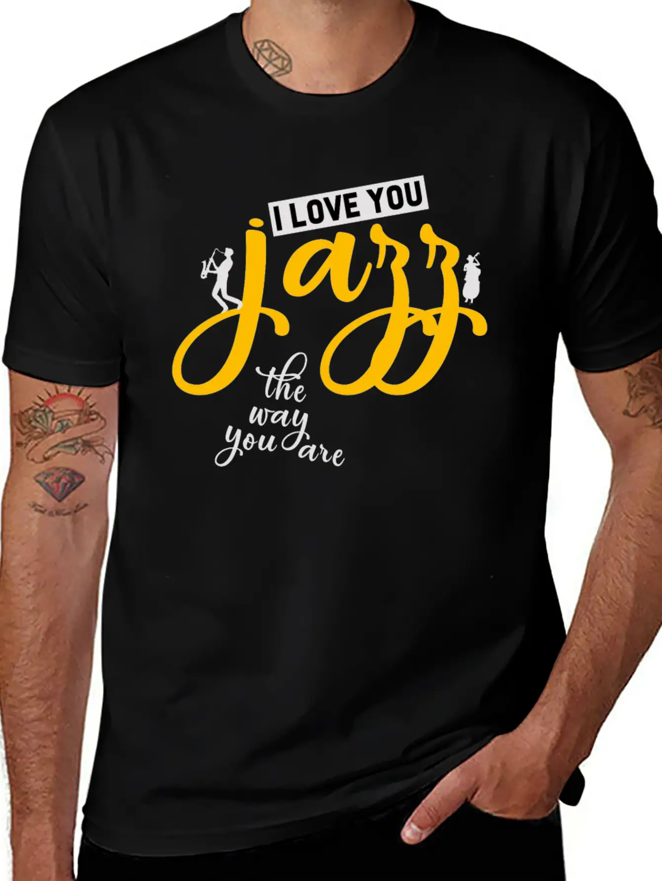 Jazz Soul Blues Music Musician Rhythm Gift Stylish Everyday T-Shirt – Unisex Basic Cotton Tee