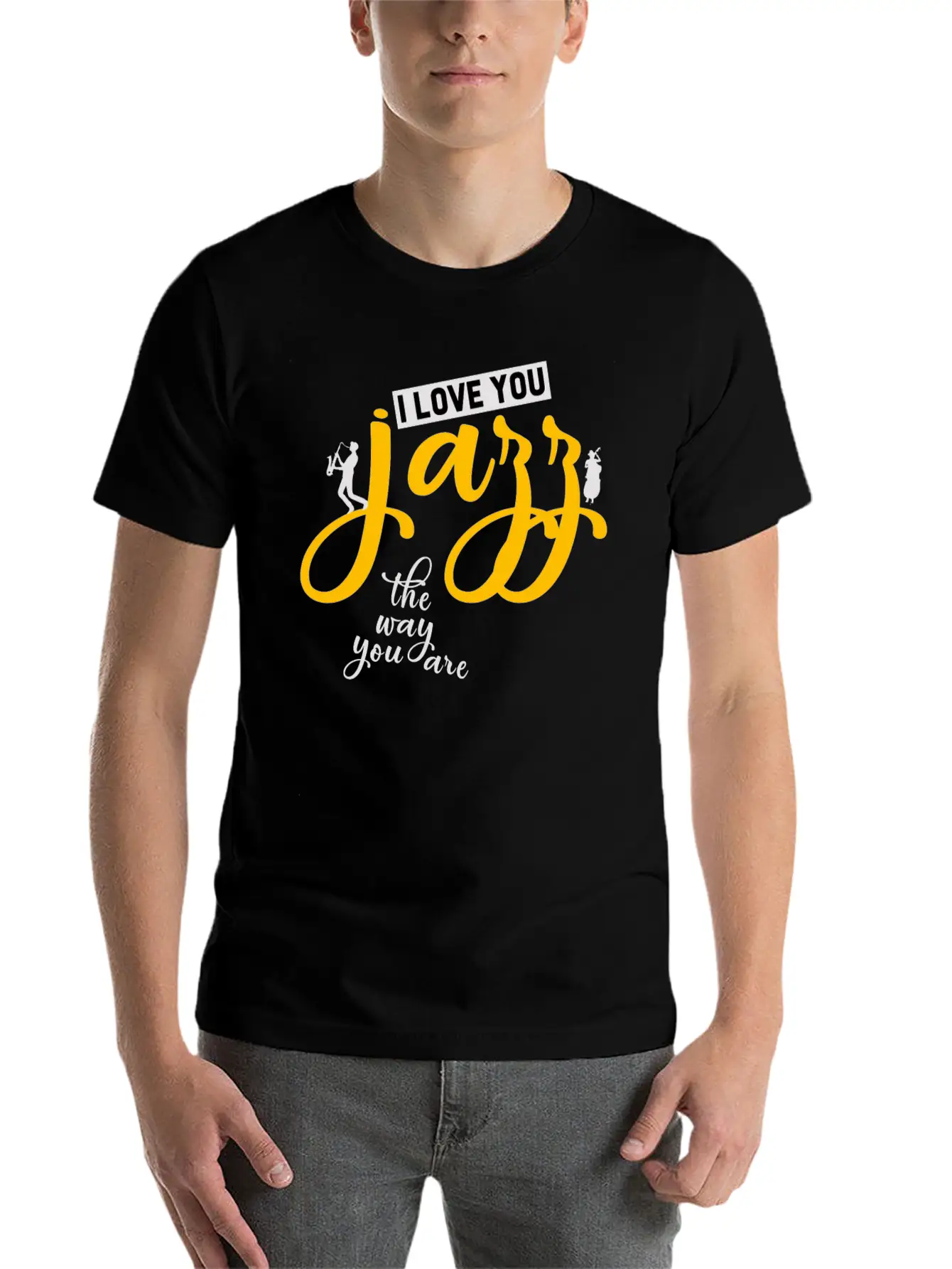Jazz Soul Blues Music Musician Rhythm Gift Stylish Everyday T-Shirt – Unisex Basic Cotton Tee