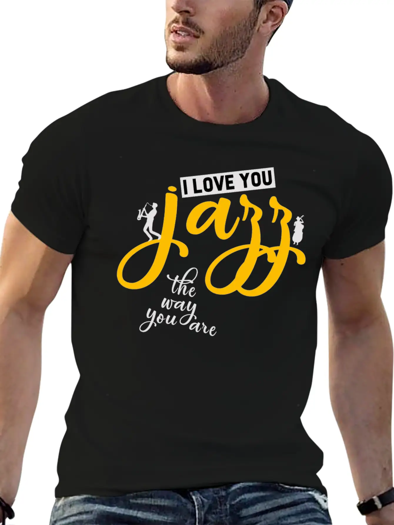 Jazz Soul Blues Music Musician Rhythm Gift Stylish Everyday T-Shirt – Unisex Basic Cotton Tee