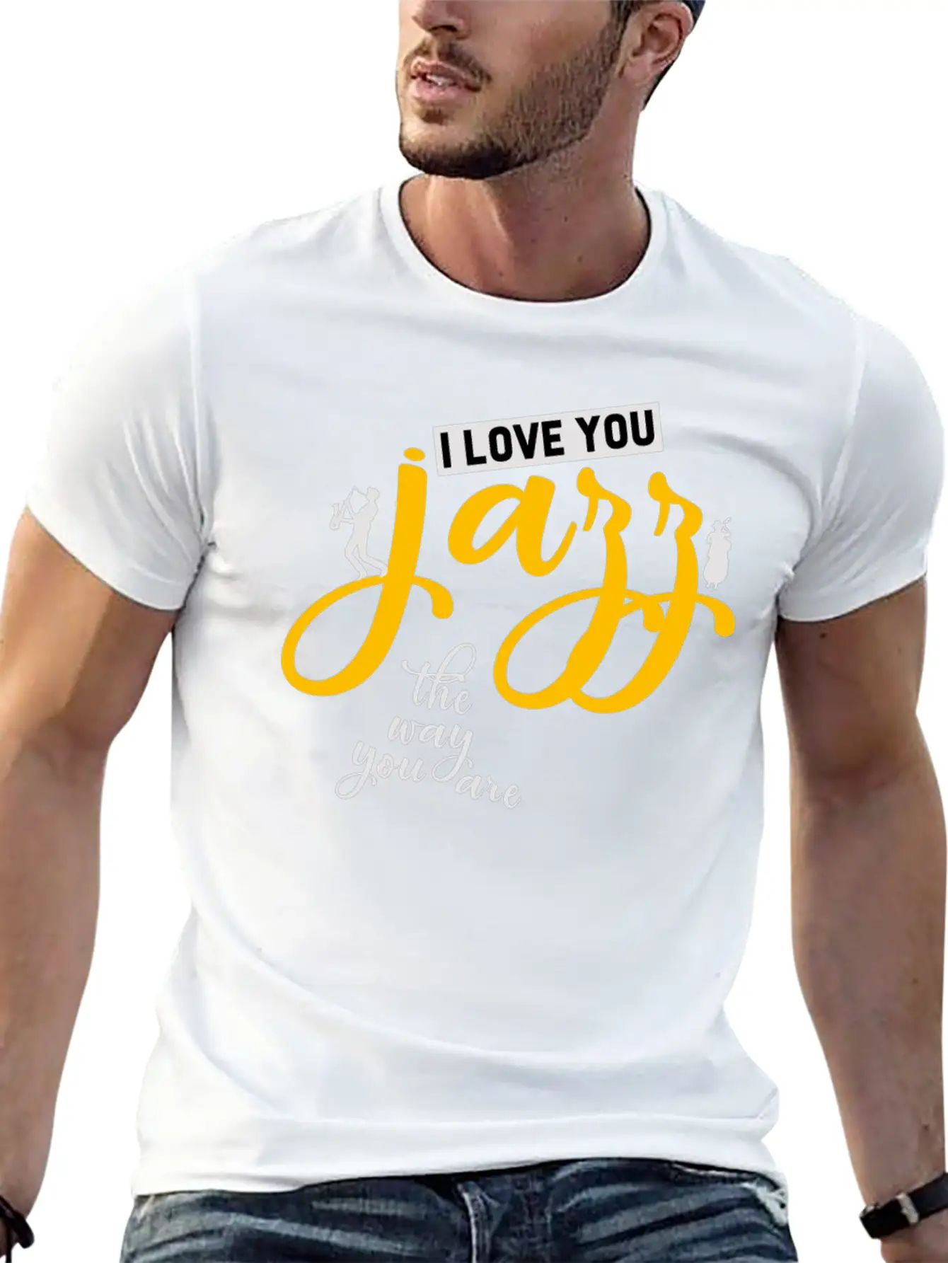 Jazz Soul Blues Music Musician Rhythm Gift Stylish Everyday T-Shirt – Unisex Basic Cotton Tee
