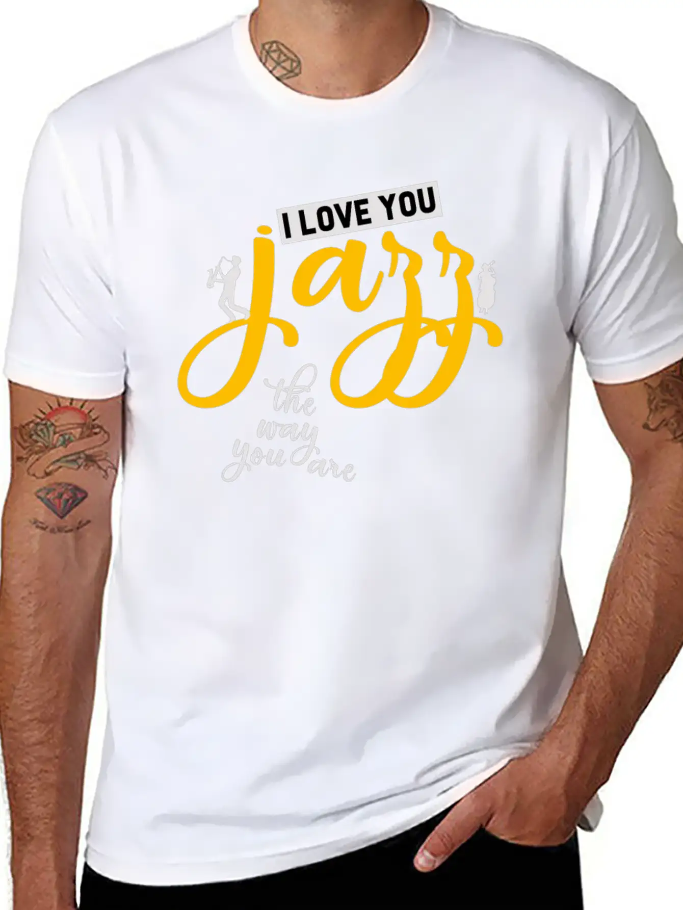 Jazz Soul Blues Music Musician Rhythm Gift Stylish Everyday T-Shirt – Unisex Basic Cotton Tee