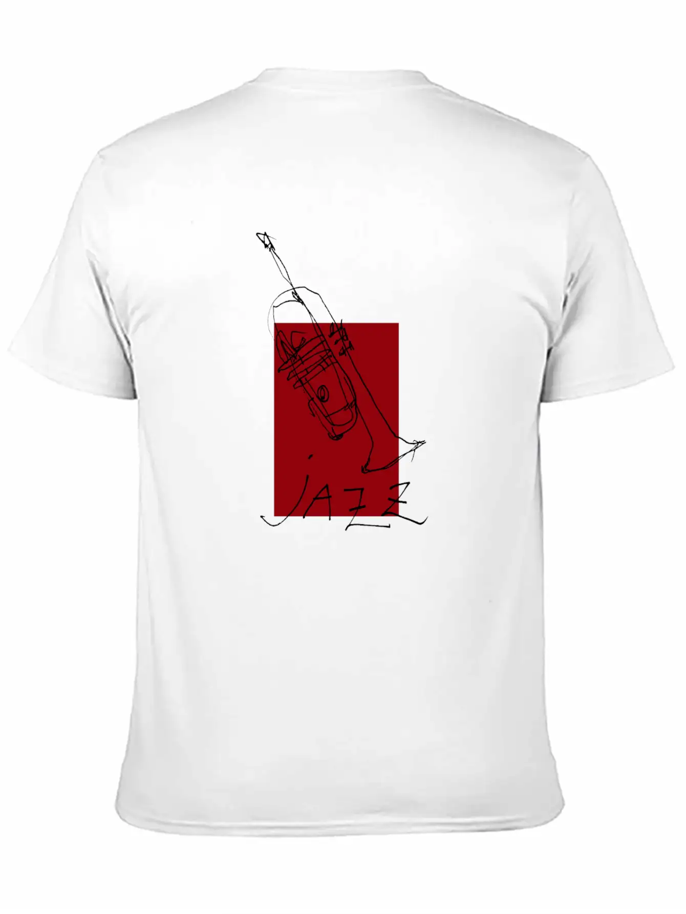 Jazz Trumpet Black 1 Basic Graphic T-Shirt – Daily Comfort In Soft Cotton