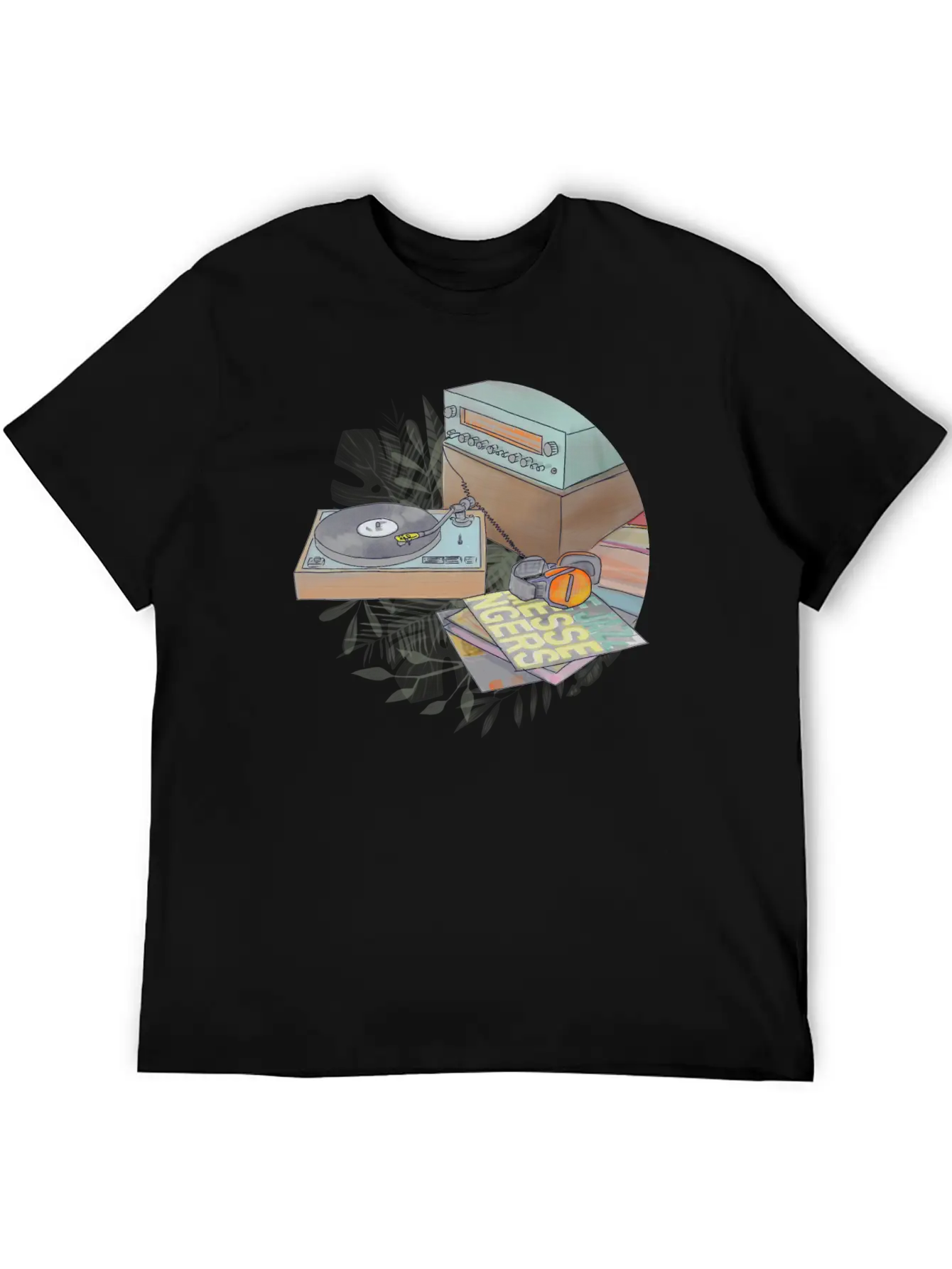 Jazz Vinyl Day Comfortable Minimalist Graphic Tee – Summer Style Essential