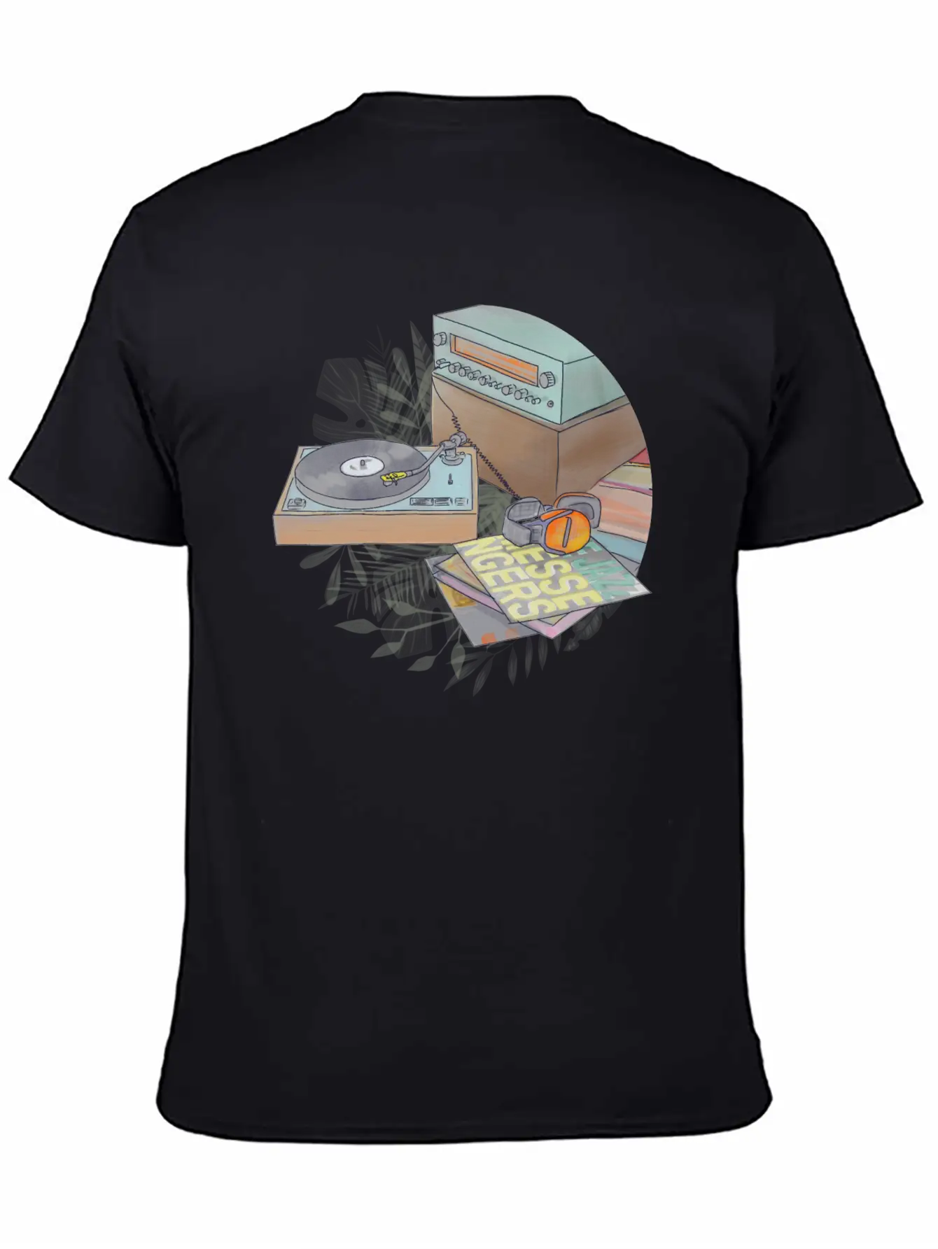 Jazz Vinyl Day Comfortable Minimalist Graphic Tee – Summer Style Essential