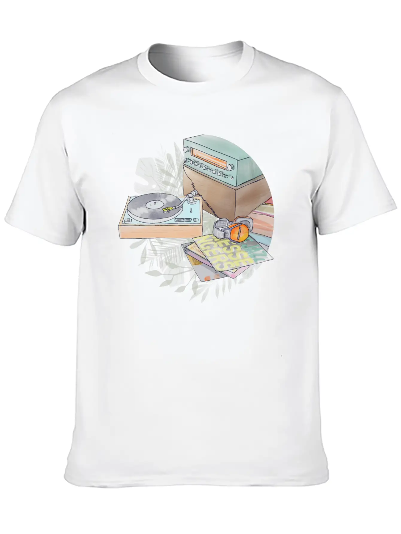 Jazz Vinyl Day Comfortable Minimalist Graphic Tee – Summer Style Essential