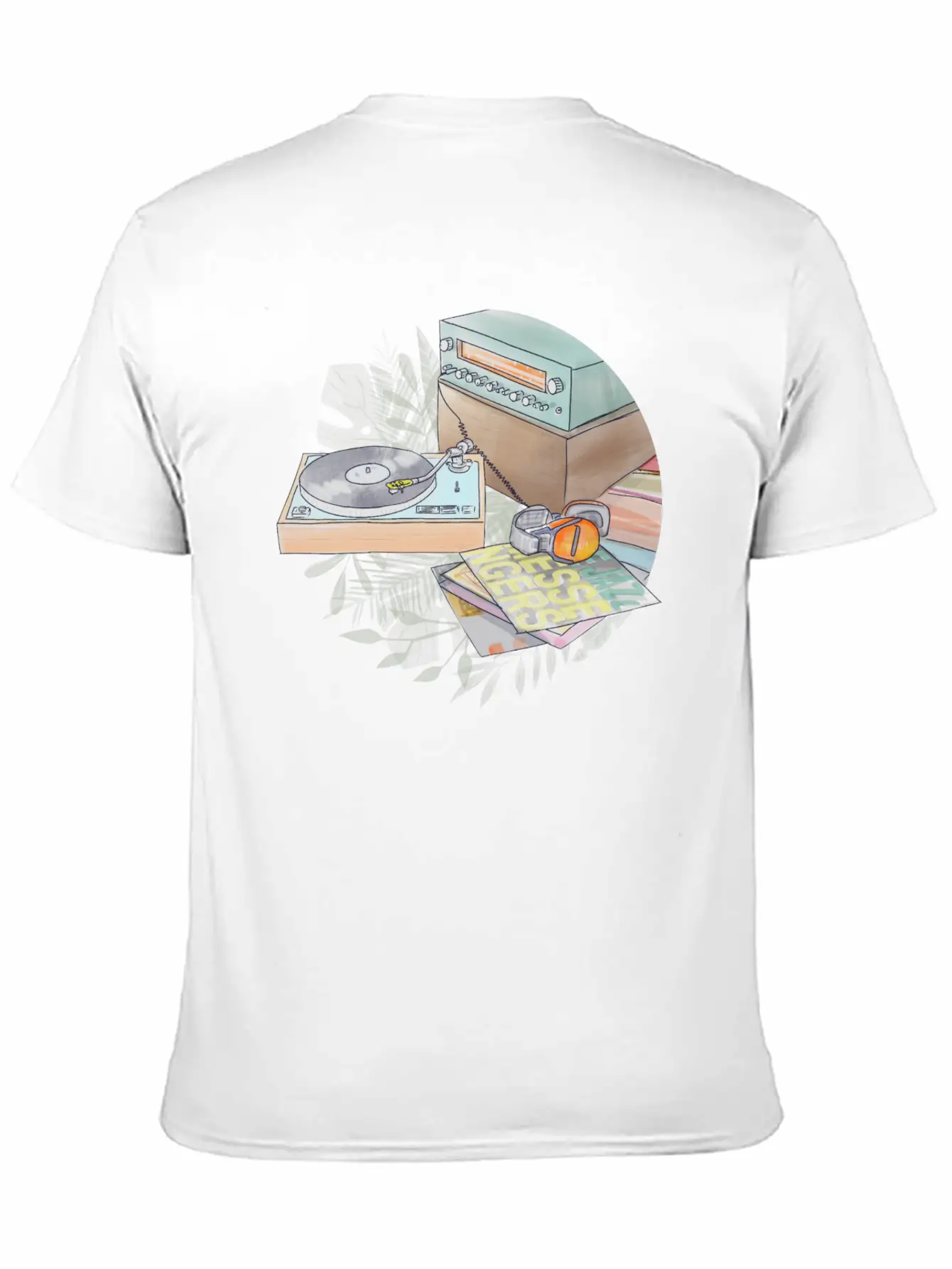 Jazz Vinyl Day Comfortable Minimalist Graphic Tee – Summer Style Essential