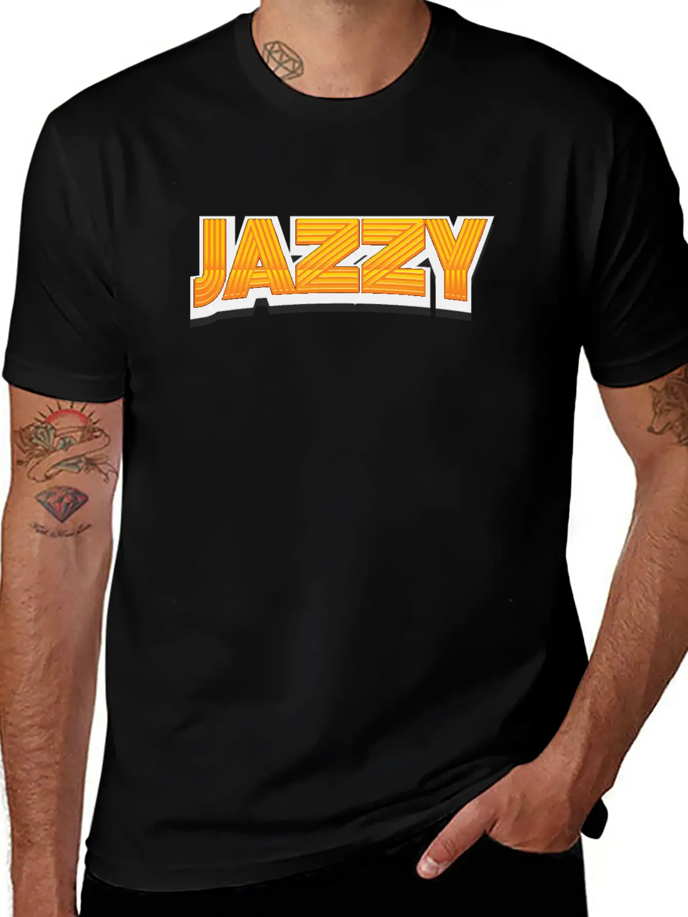 Jazzy Jazz Music Stylish Everyday T-Shirt – Unisex Basic Cotton Tee