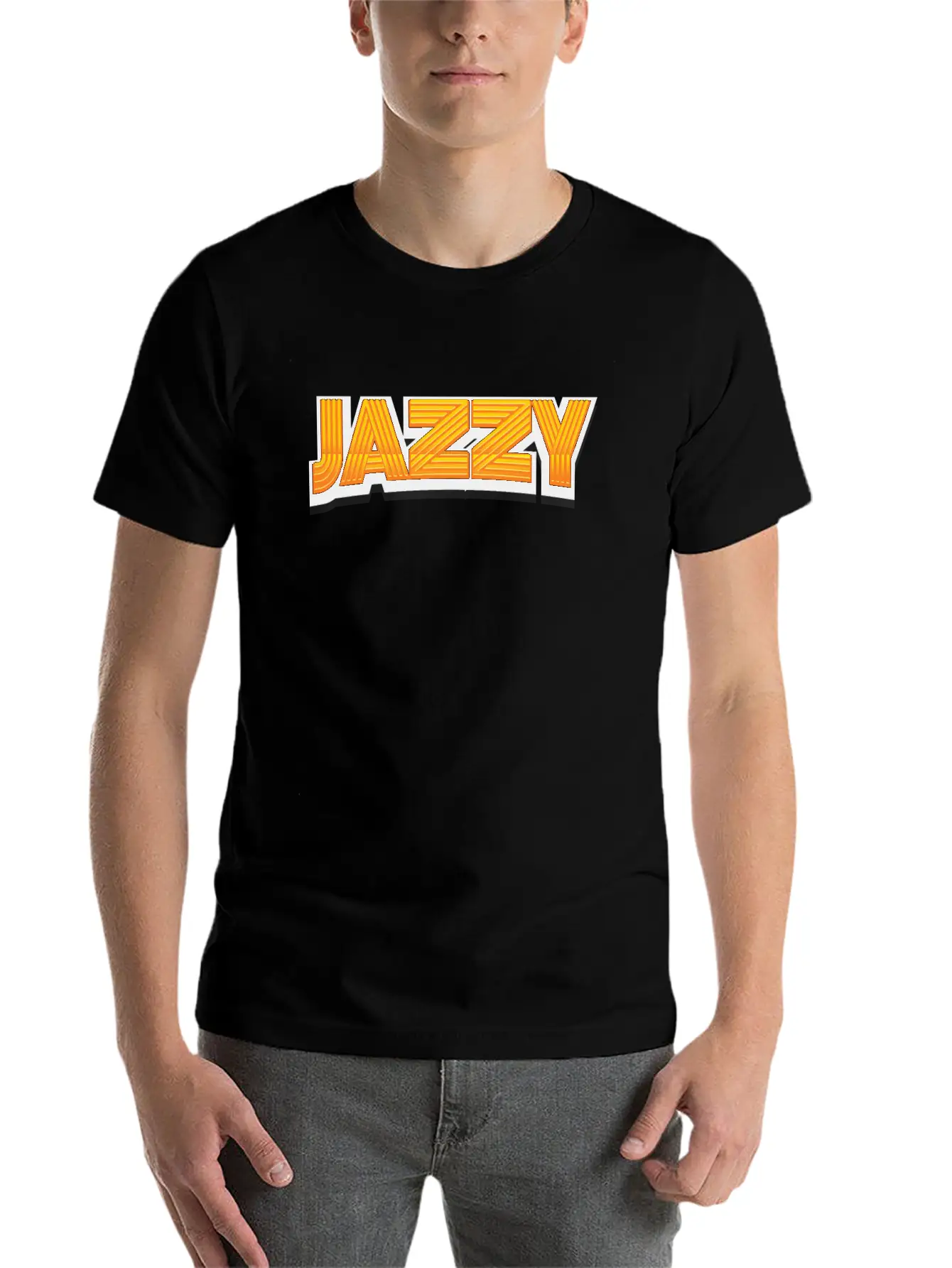 Jazzy Jazz Music Stylish Everyday T-Shirt – Unisex Basic Cotton Tee