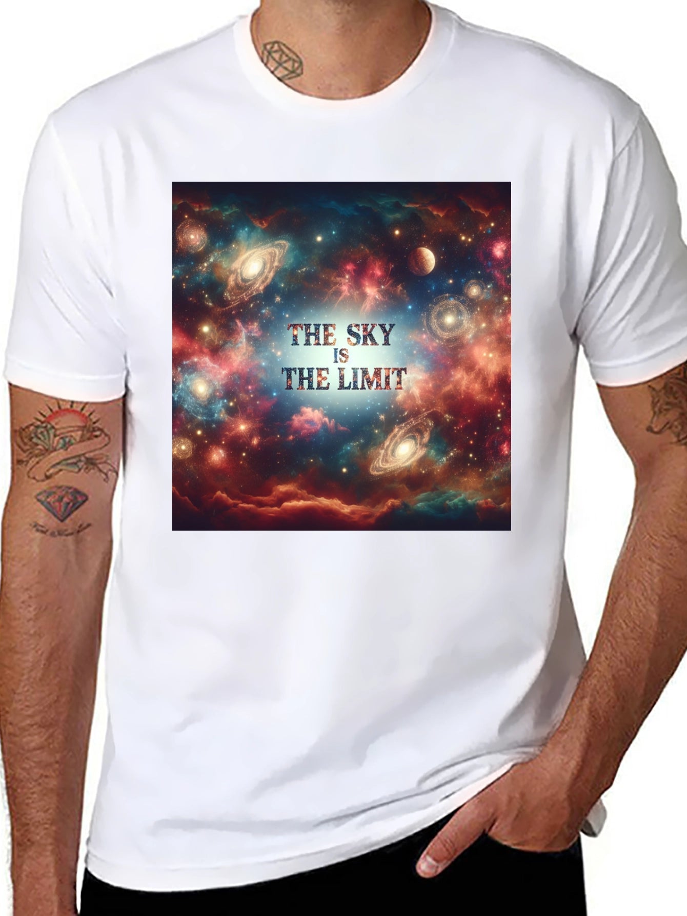 Skys The Limit Galaxy Tee
