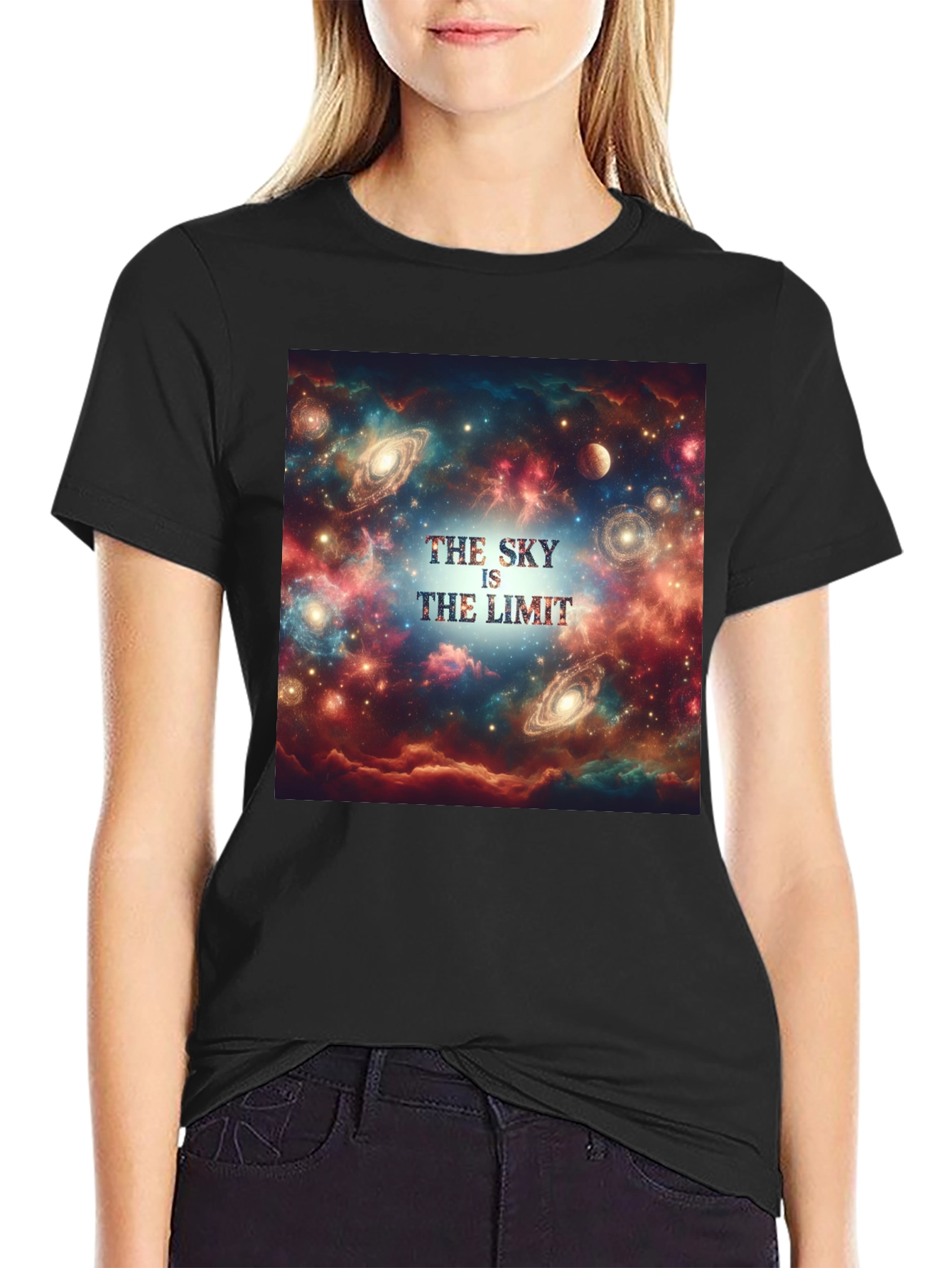 Skys The Limit Galaxy Tee