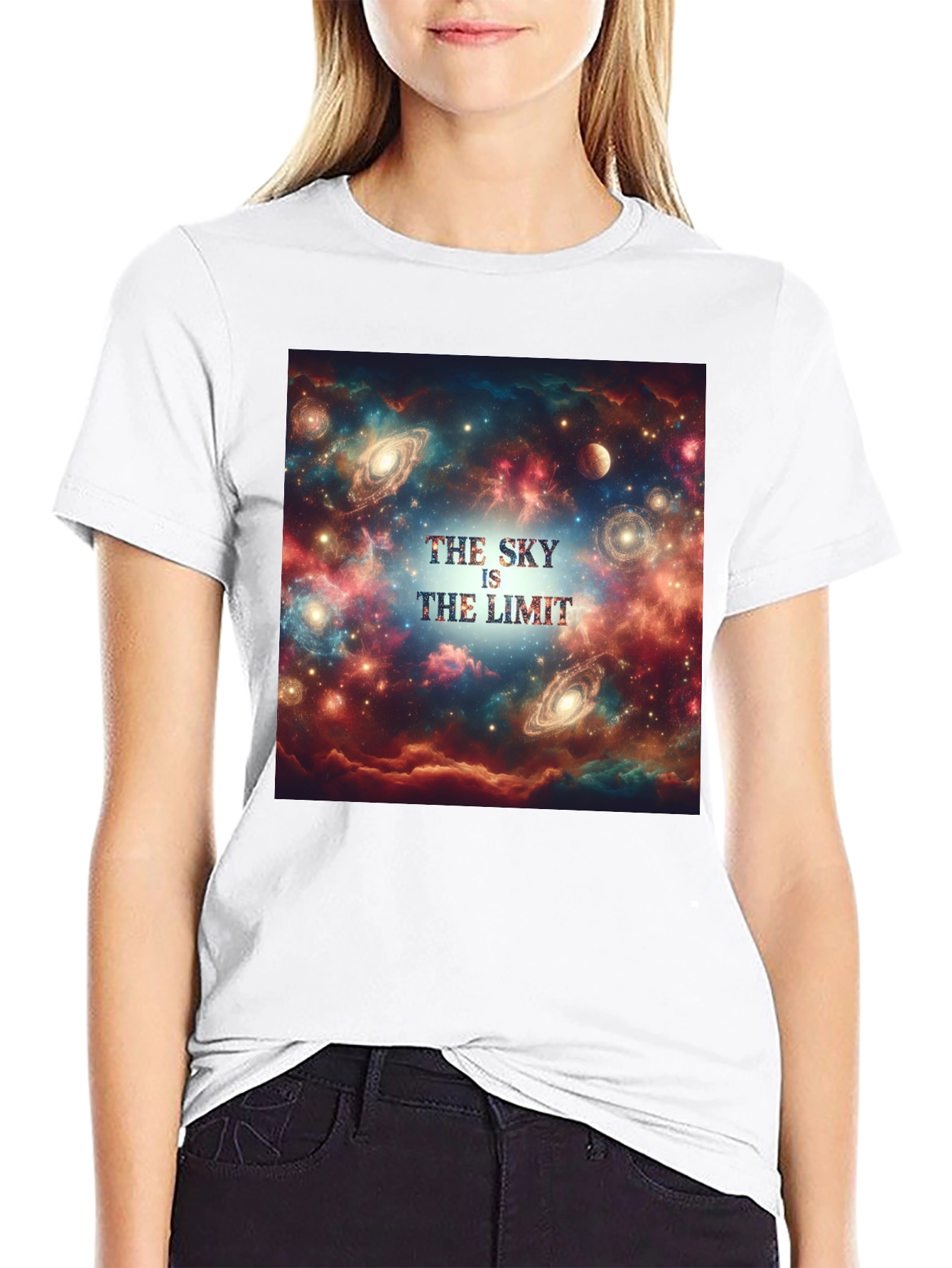 Skys The Limit Galaxy Tee
