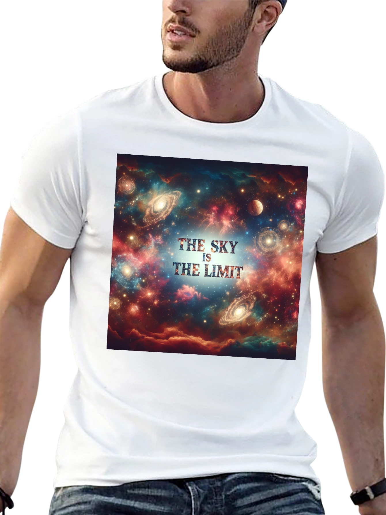 Skys The Limit Galaxy Tee