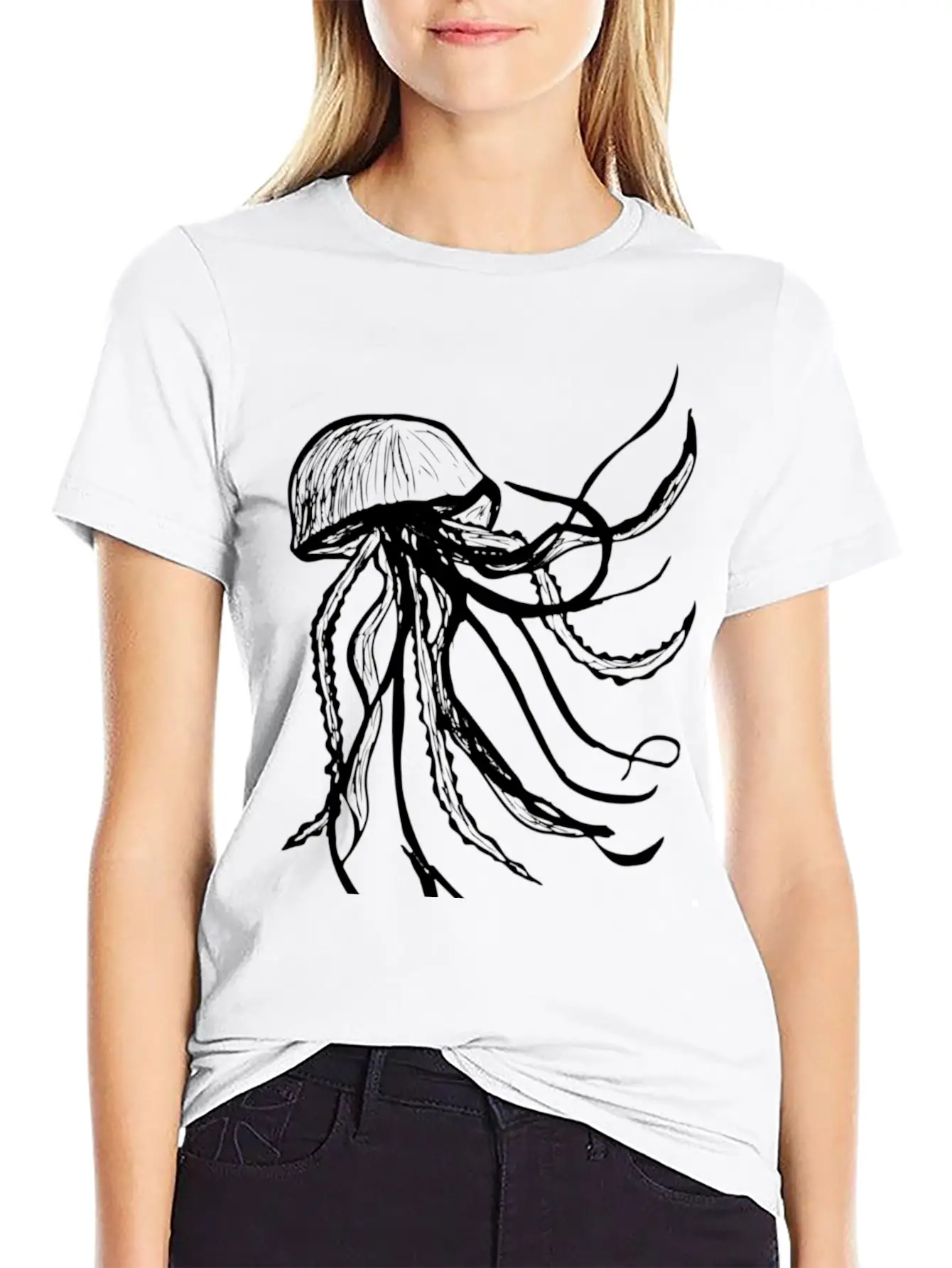 Jellyfer Essential Unisex Summer Tee – Soft Cotton Casual Fit