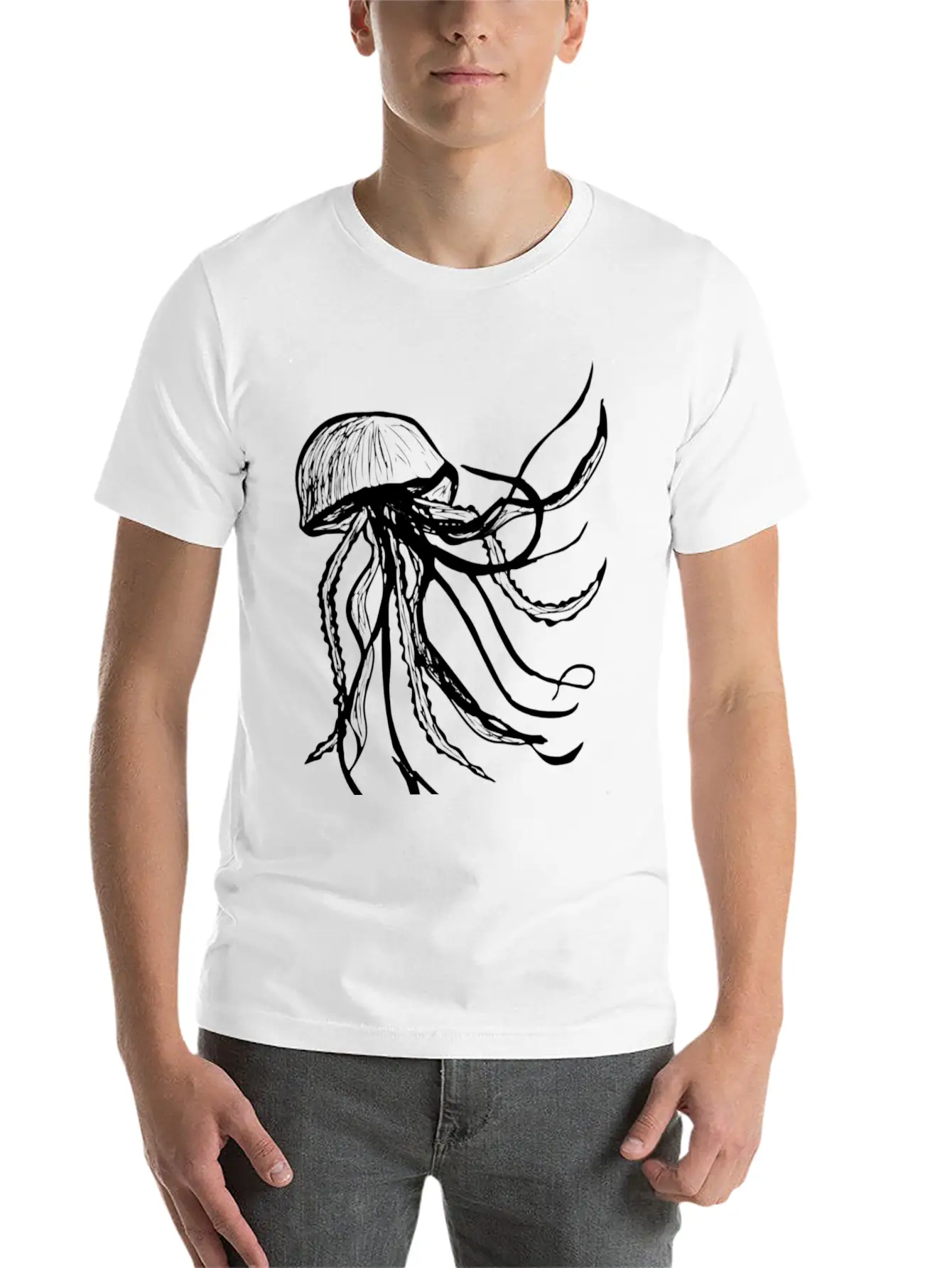 Jellyfer Essential Unisex Summer Tee – Soft Cotton Casual Fit