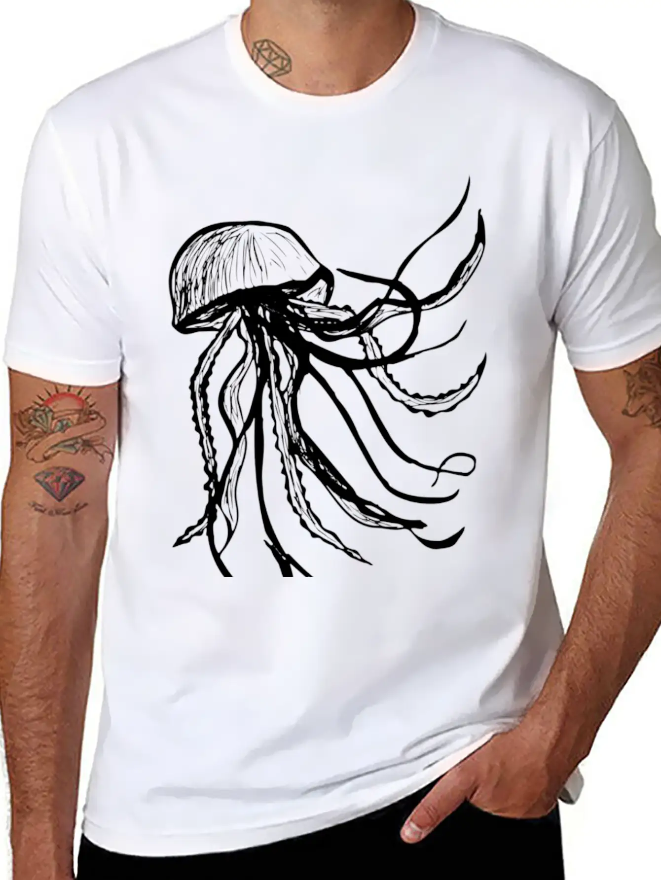 Jellyfer Essential Unisex Summer Tee – Soft Cotton Casual Fit