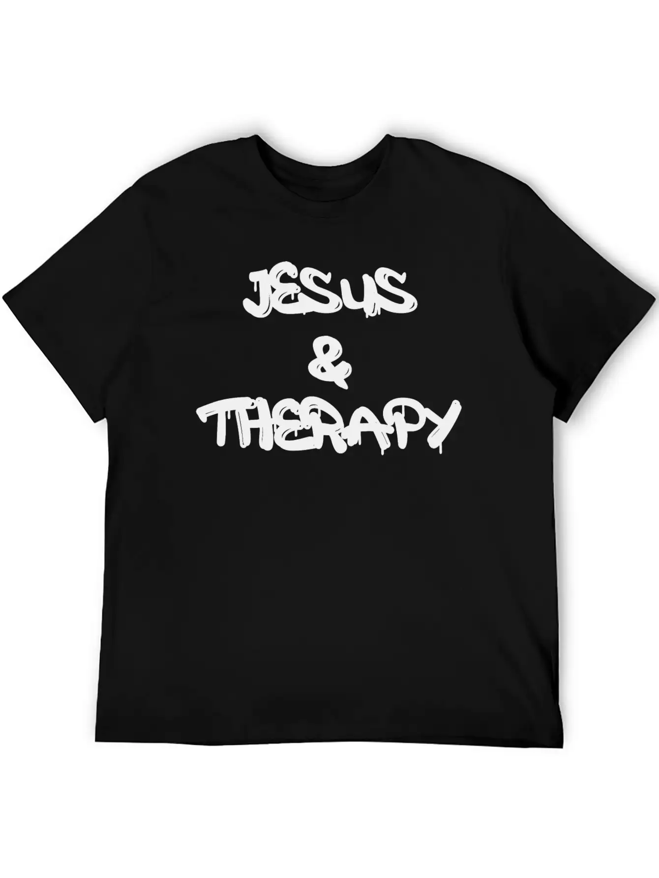 Jesus And Therapy Timeless Short Sleeve Tee – Comfy And Minimalist Design