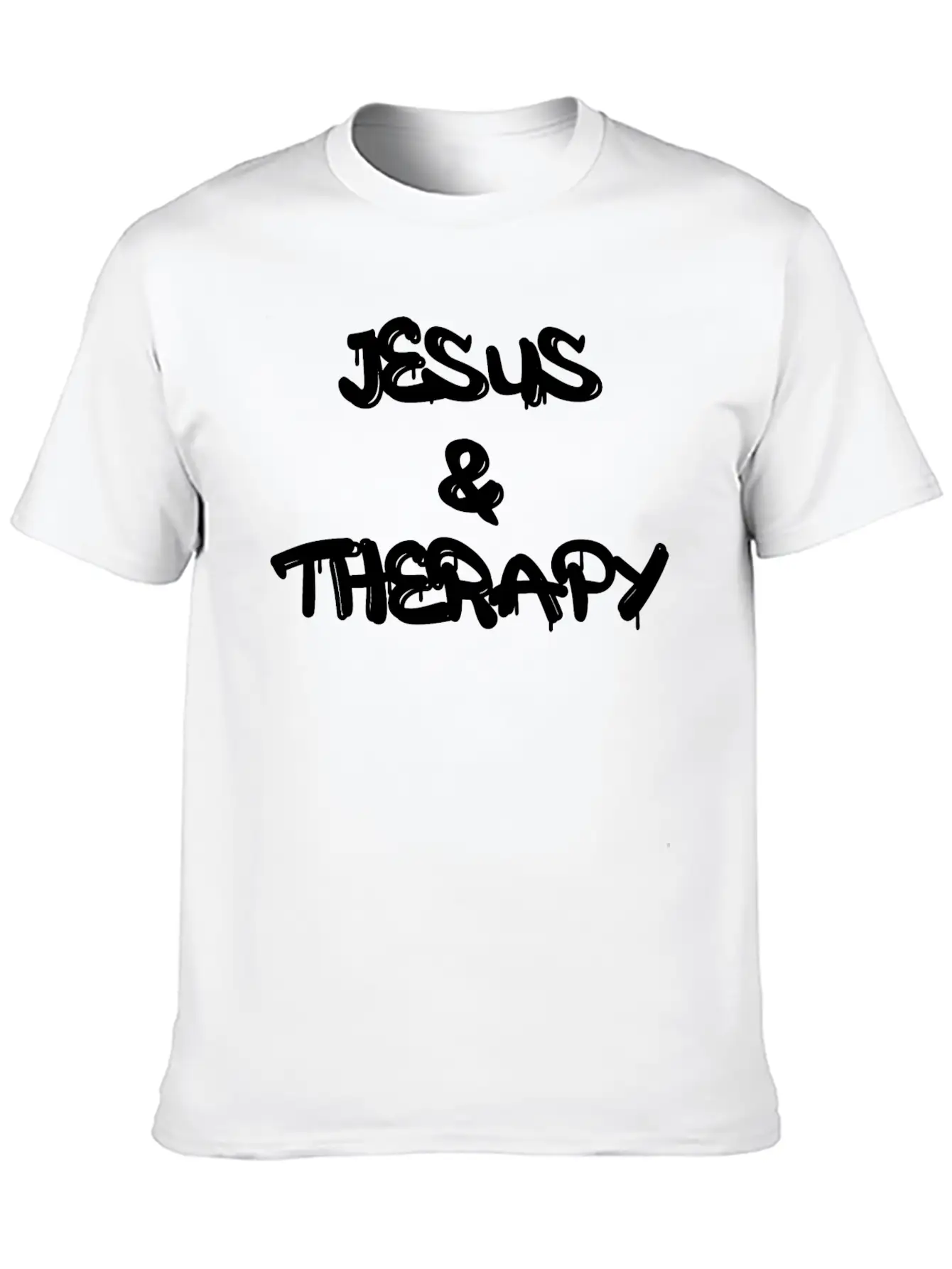 Jesus And Therapy Timeless Short Sleeve Tee – Comfy And Minimalist Design