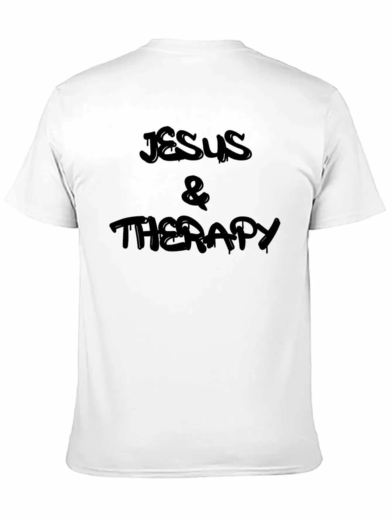 Jesus And Therapy Timeless Short Sleeve Tee – Comfy And Minimalist Design
