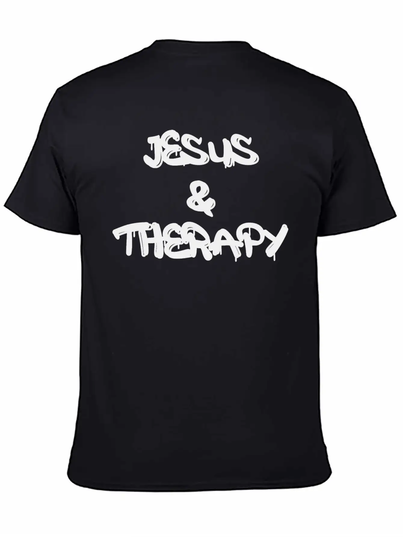 Jesus And Therapy Timeless Short Sleeve Tee – Comfy And Minimalist Design