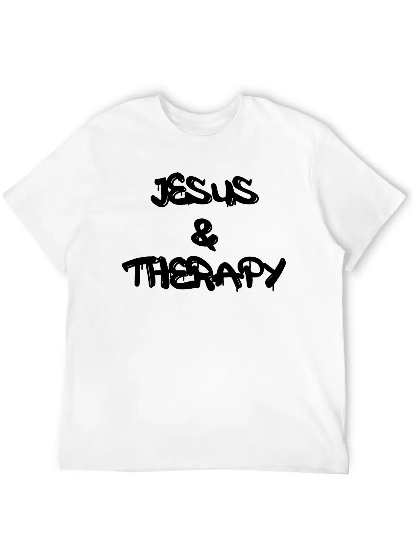 Jesus And Therapy Timeless Short Sleeve Tee – Comfy And Minimalist Design